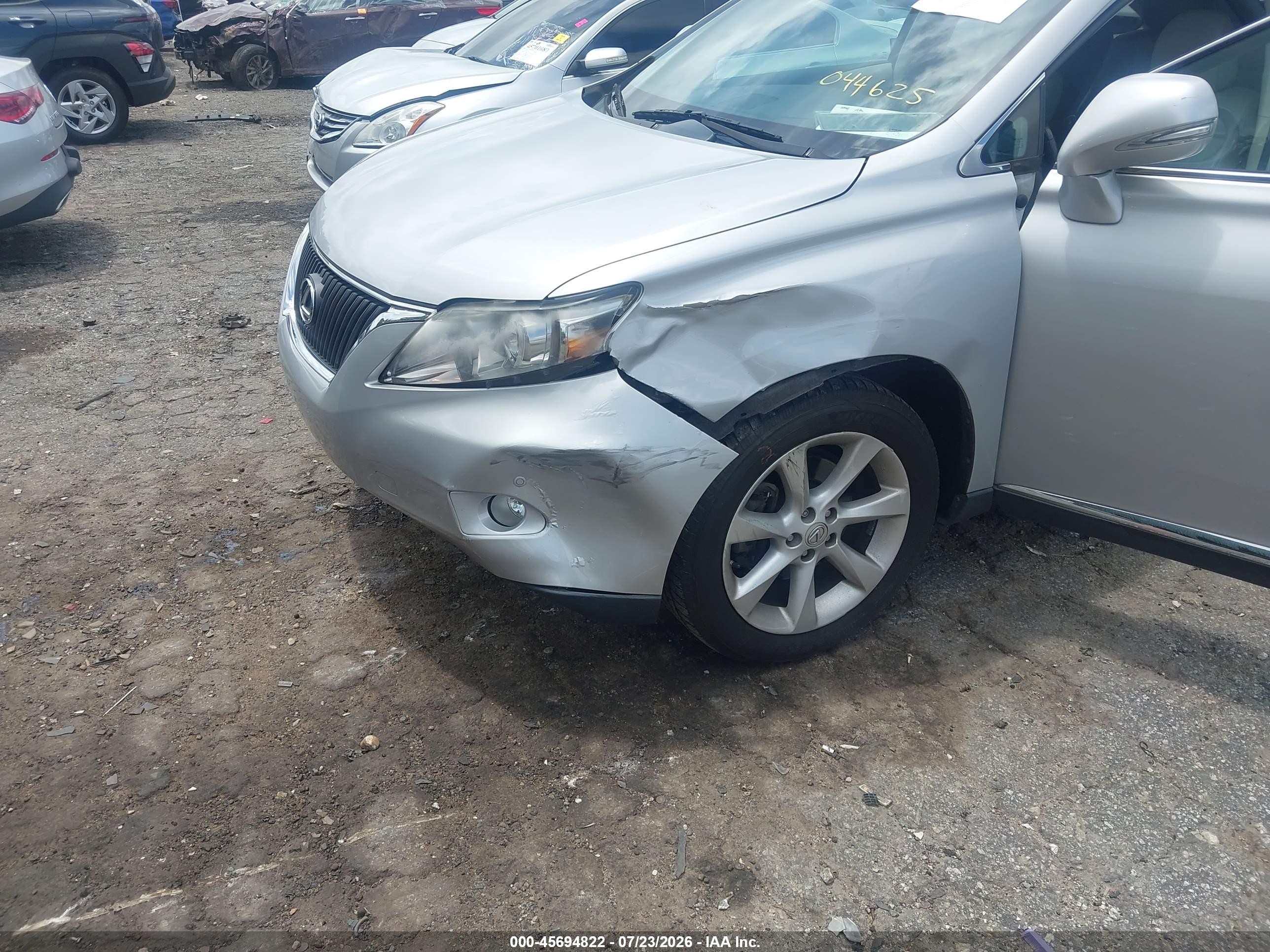 2011 Lexus Rx 350   Gray vin: 2T2ZK1BA3BC044625