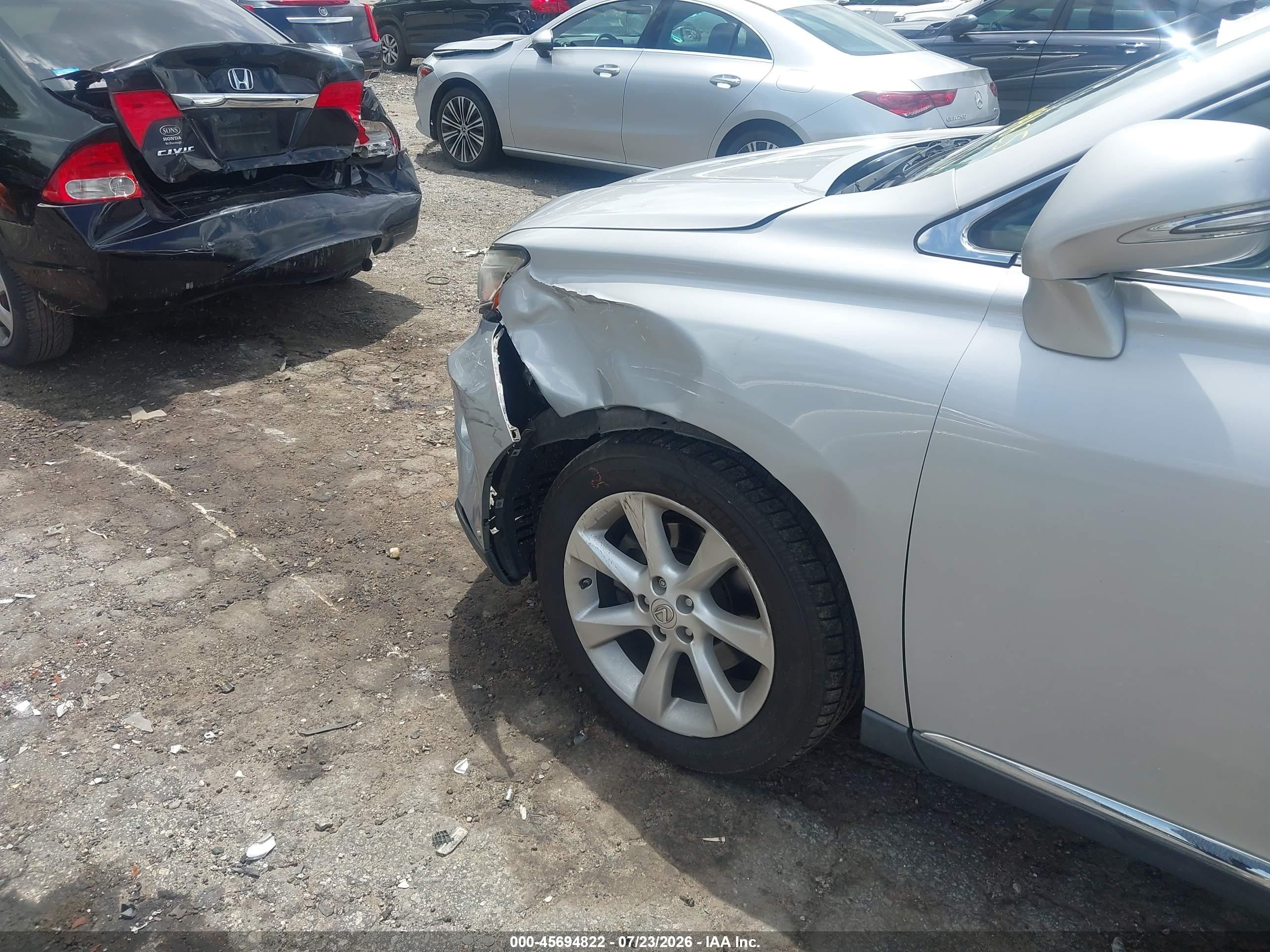 2011 Lexus Rx 350   Gray vin: 2T2ZK1BA3BC044625