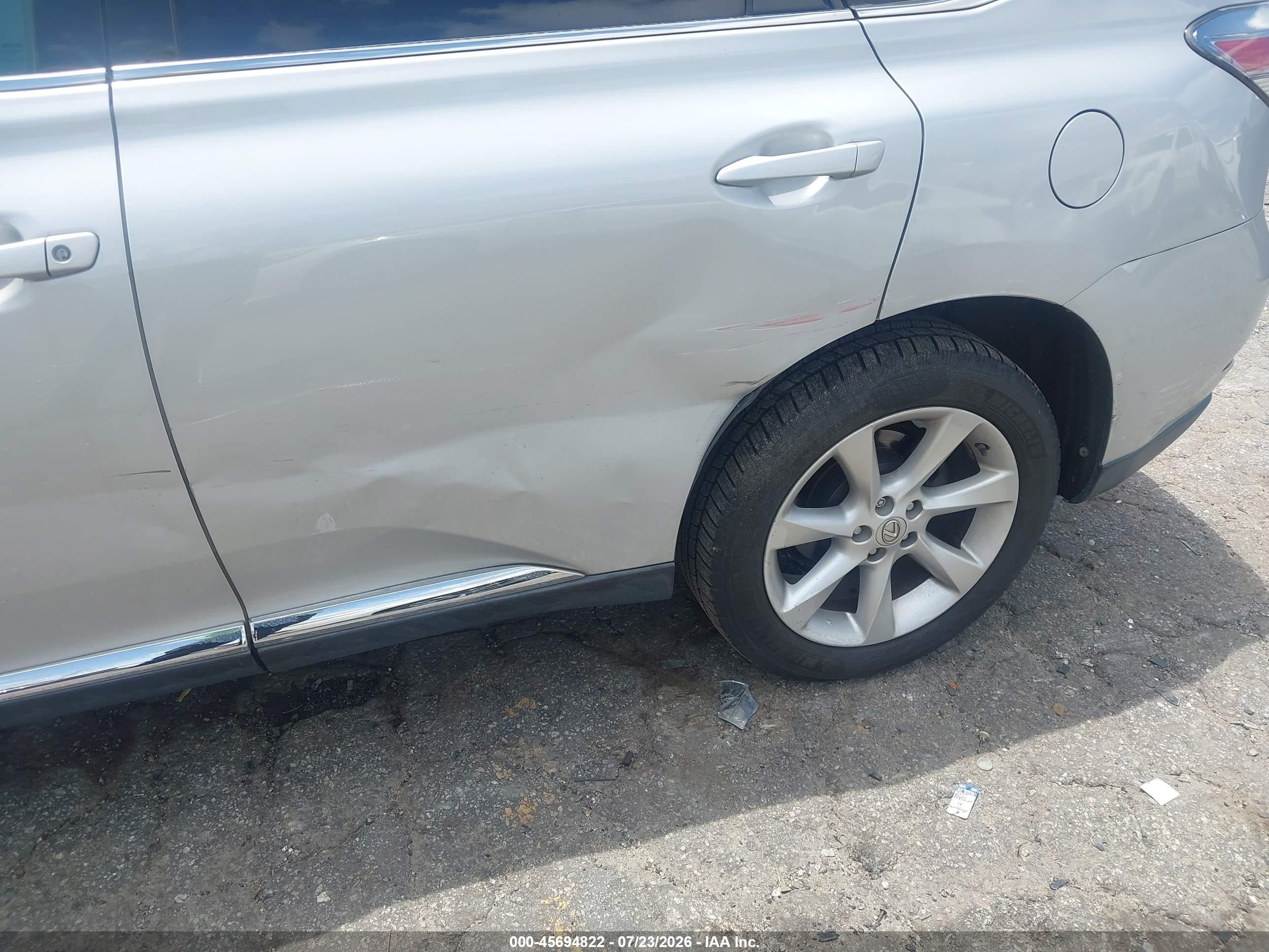 2011 Lexus Rx 350   Gray vin: 2T2ZK1BA3BC044625