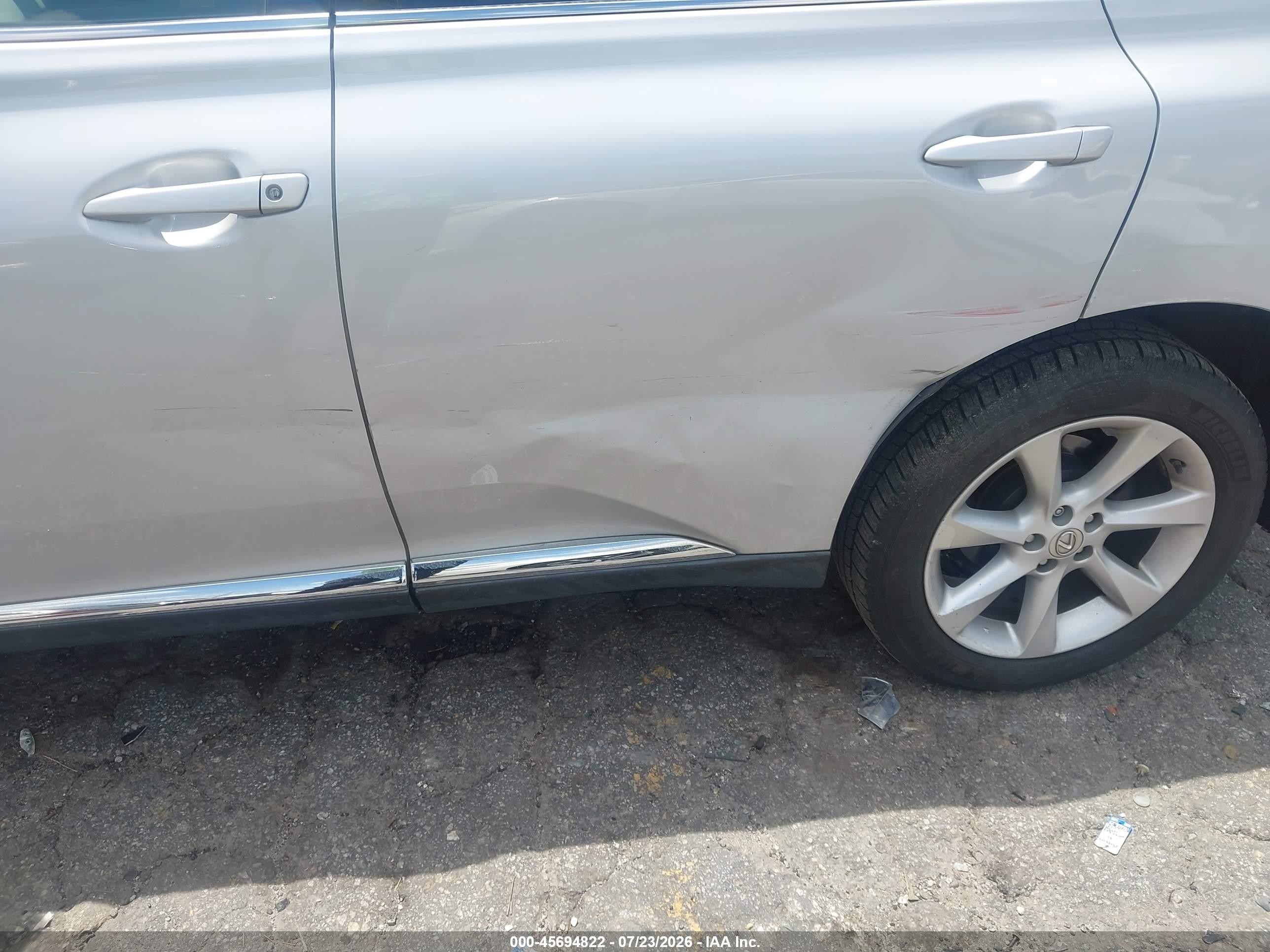2011 Lexus Rx 350   Gray vin: 2T2ZK1BA3BC044625