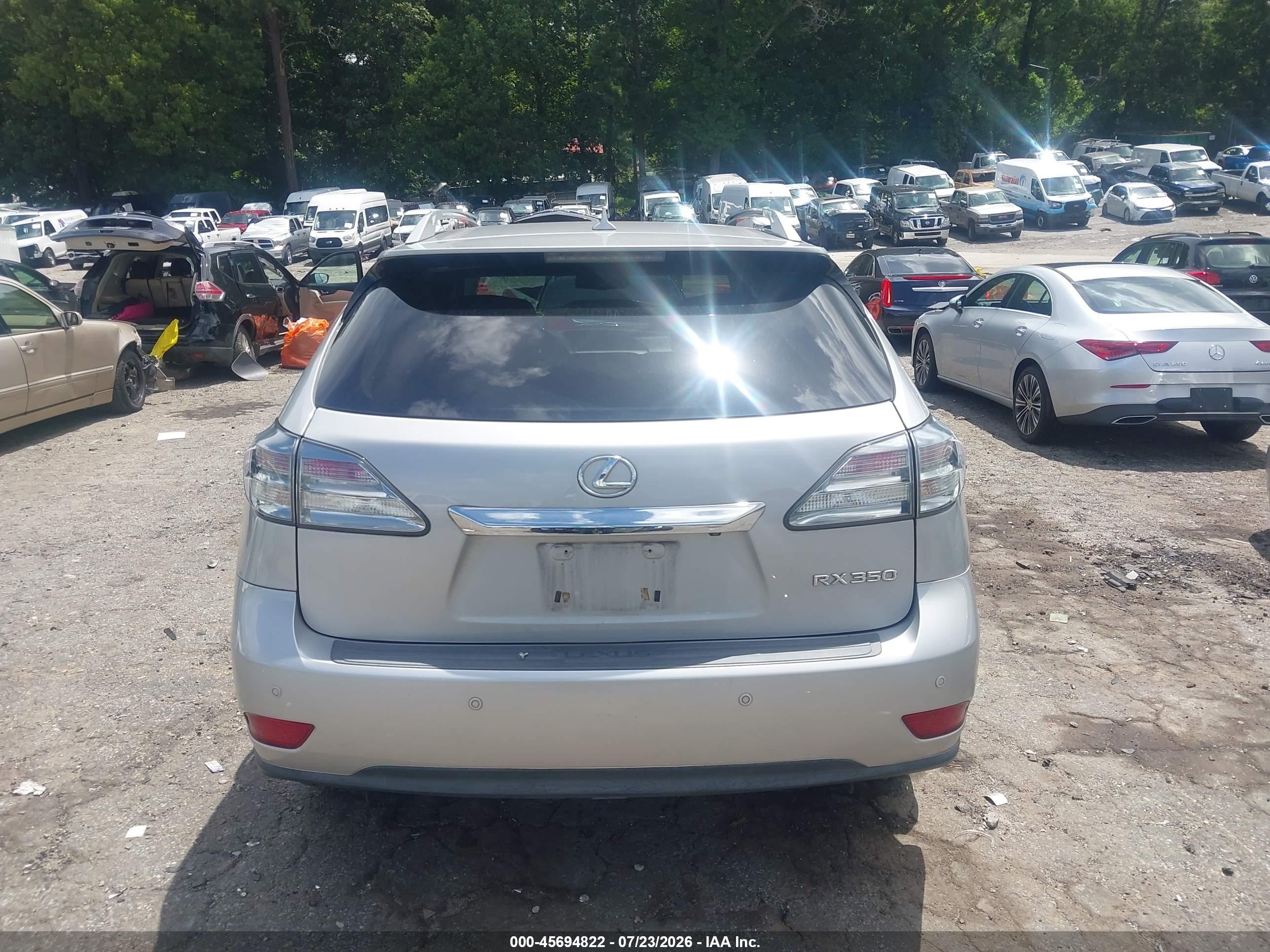 2011 Lexus Rx 350   Gray vin: 2T2ZK1BA3BC044625