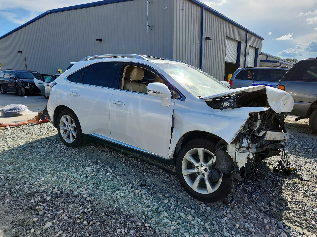 2011 Lexus Rx 350 White vin: 2T2ZK1BA3BC053177