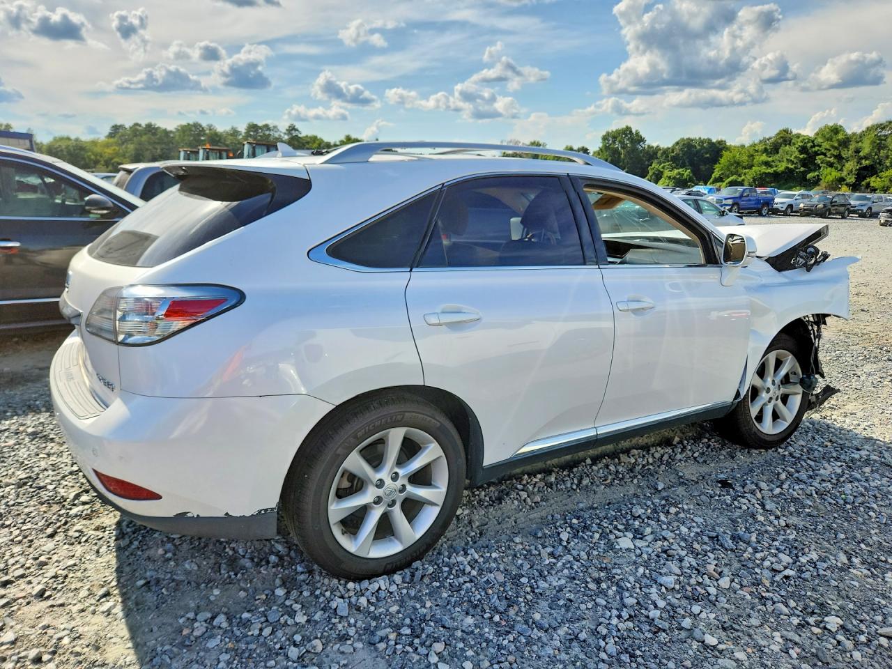 2011 Lexus Rx 350 White vin: 2T2ZK1BA3BC053177