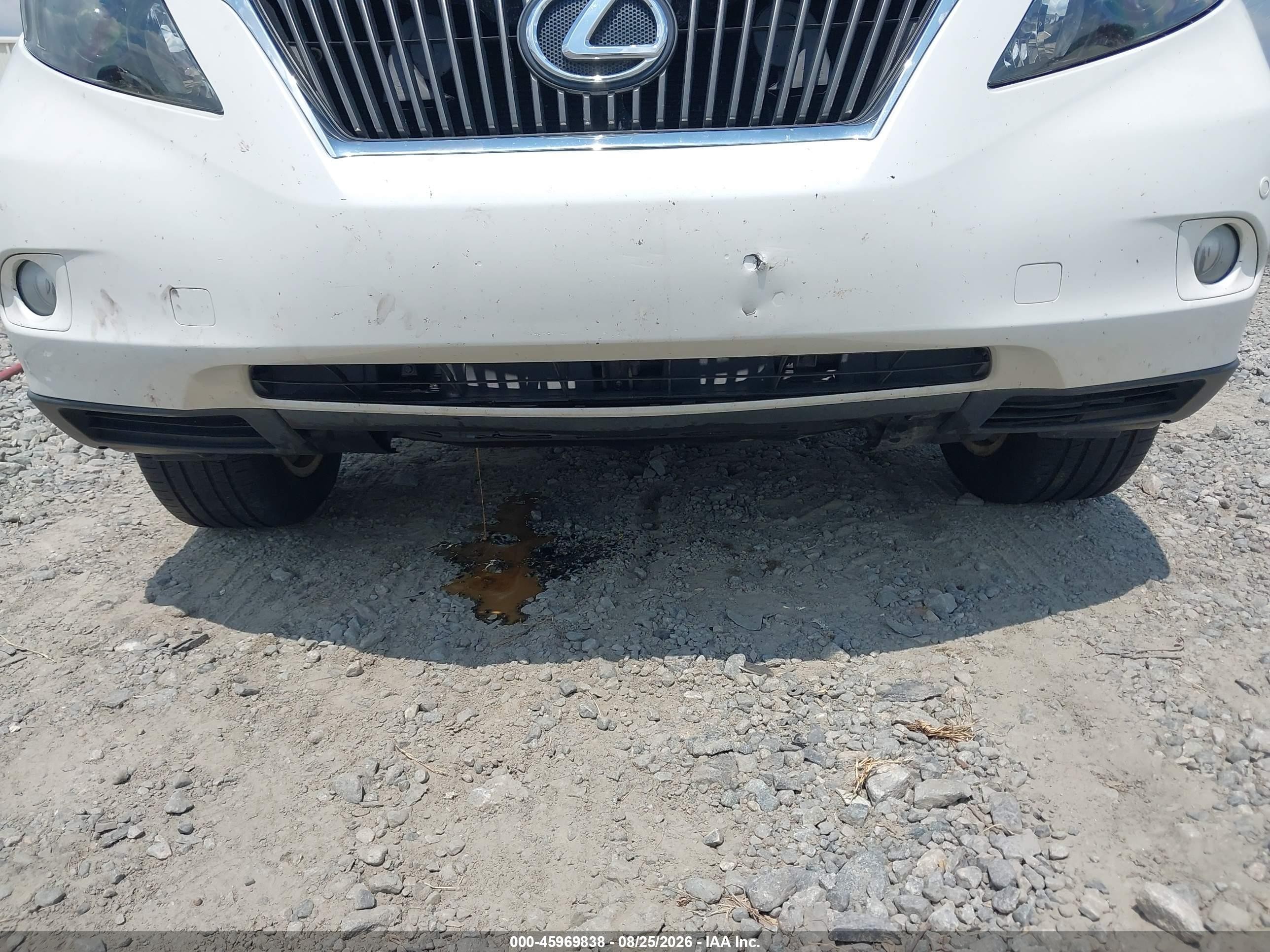 2011 Lexus Rx 350 White vin: 2T2ZK1BA3BC055589