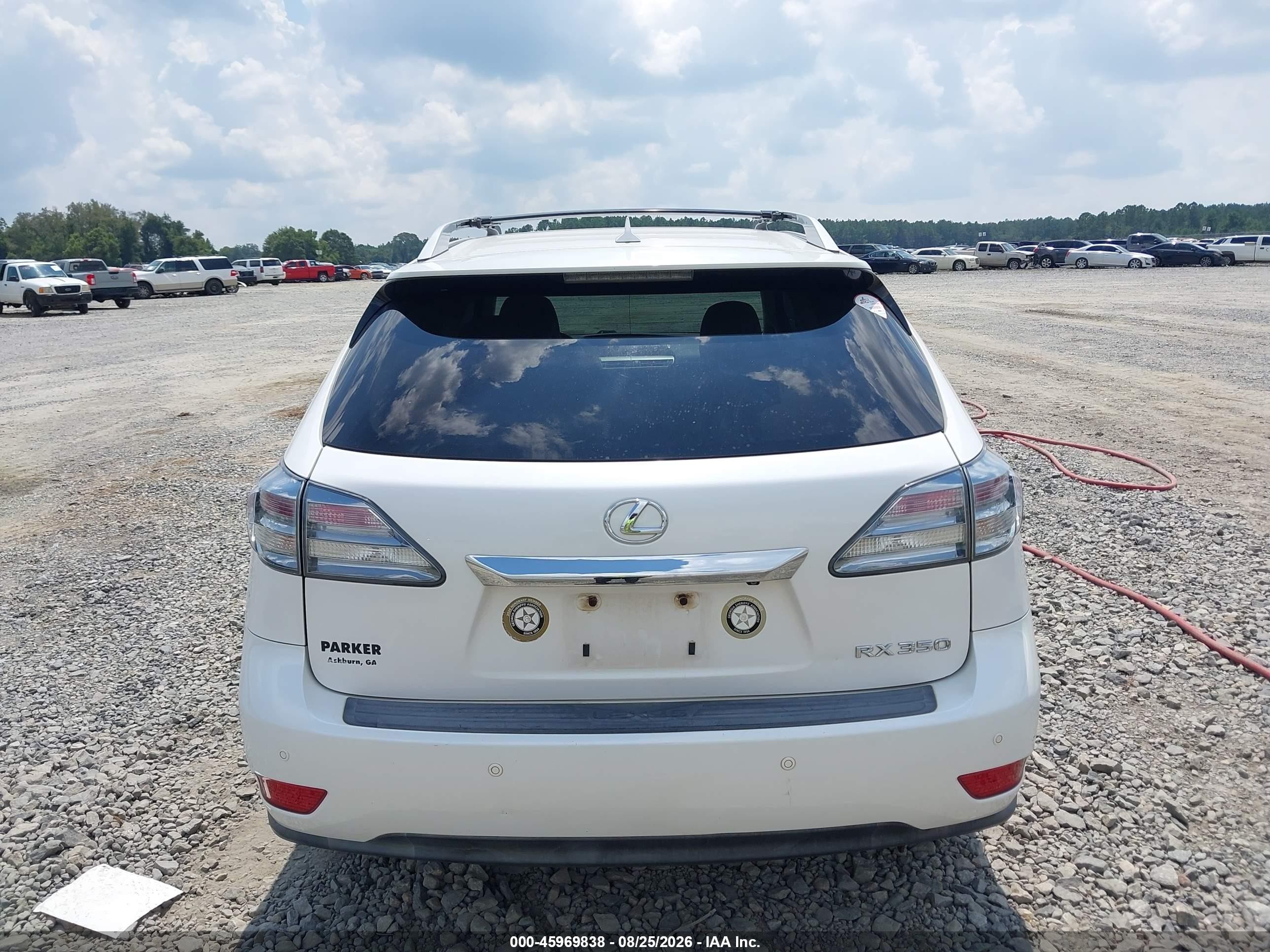 2011 Lexus Rx 350 White vin: 2T2ZK1BA3BC055589