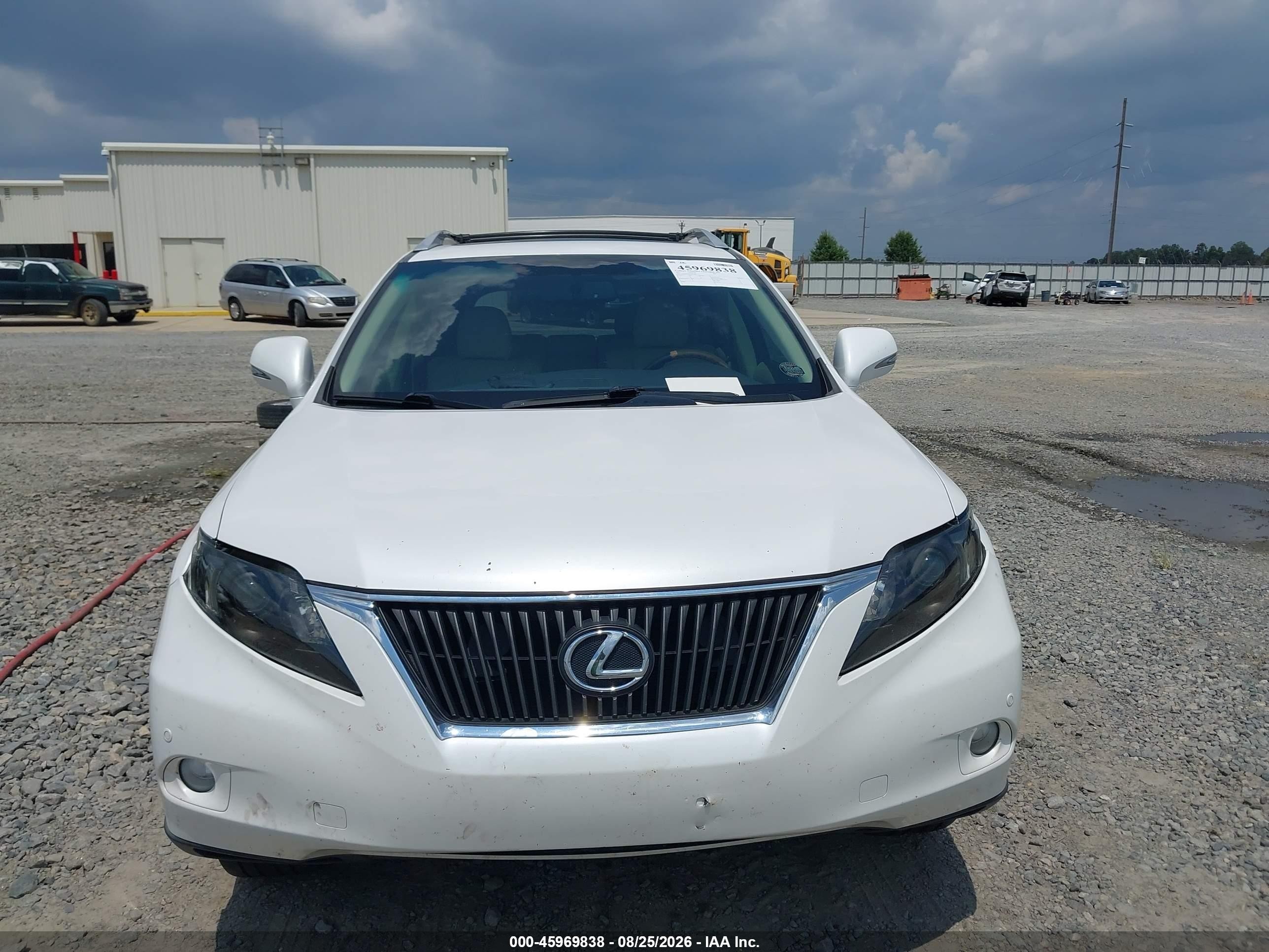 2011 Lexus Rx 350 White vin: 2T2ZK1BA3BC055589
