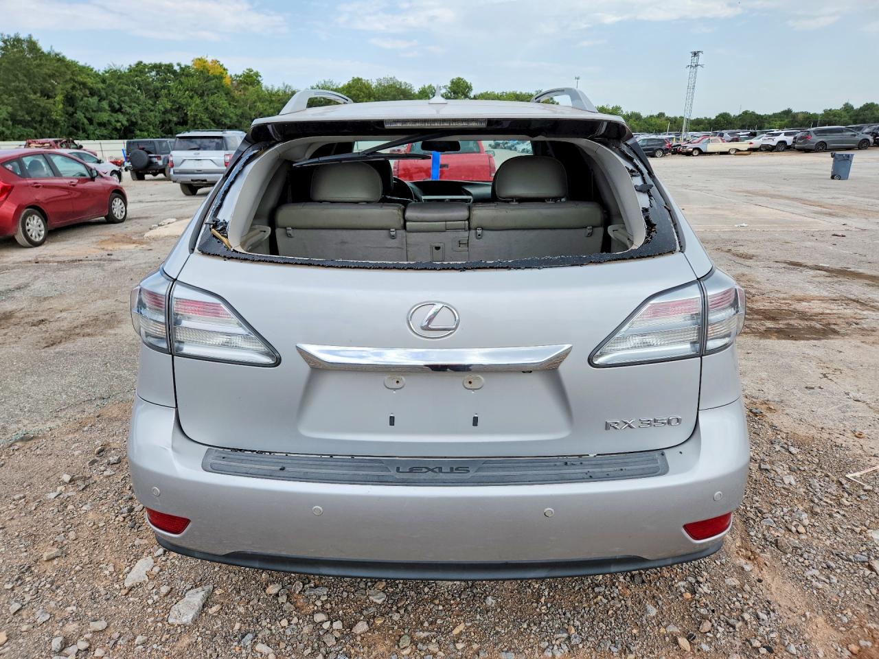 2012 Lexus Rx 350 Silver vin: 2T2ZK1BA3CC069719