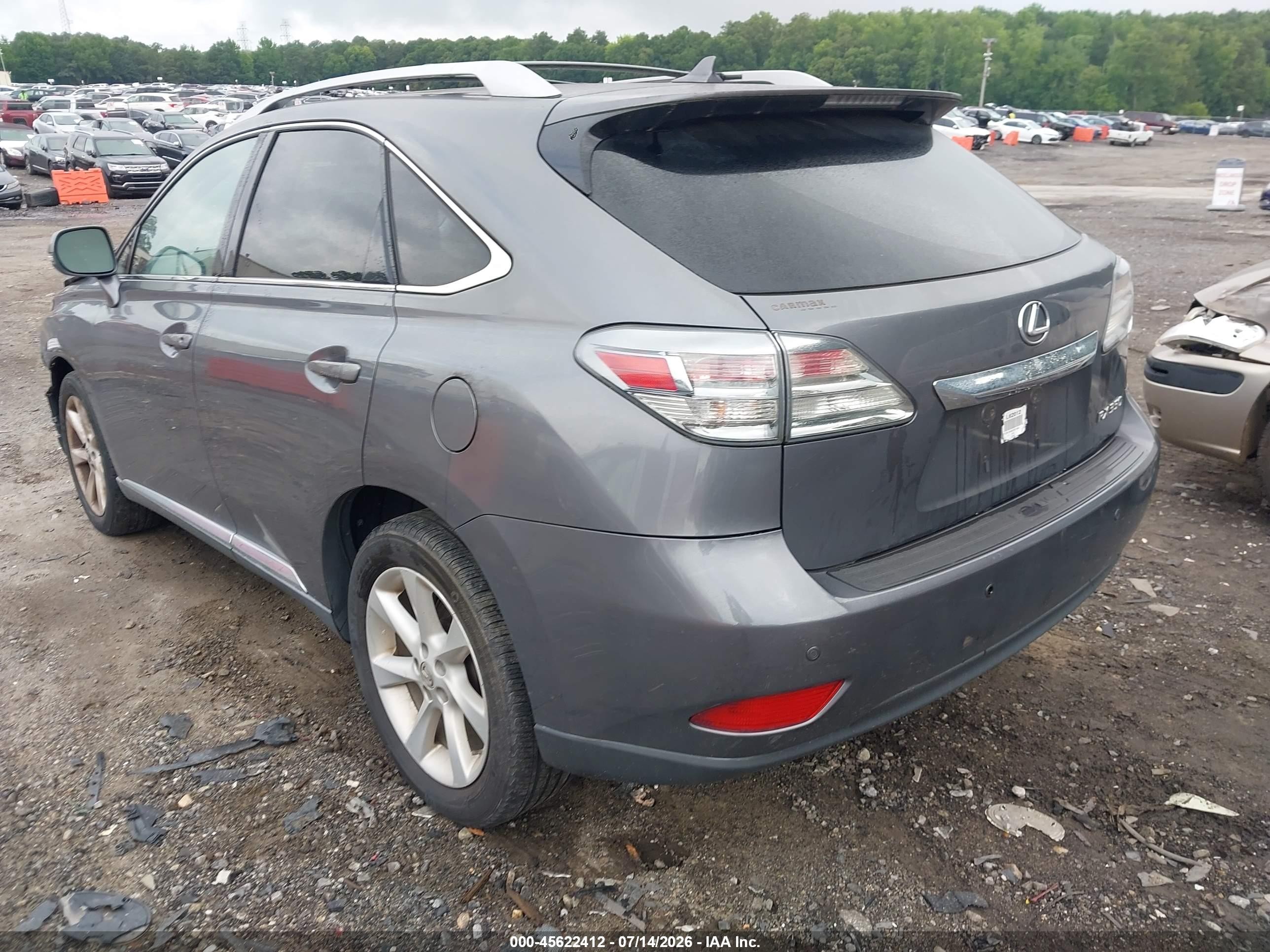 2012 Lexus Rx 350 Gray vin: 2T2ZK1BA3CC071034