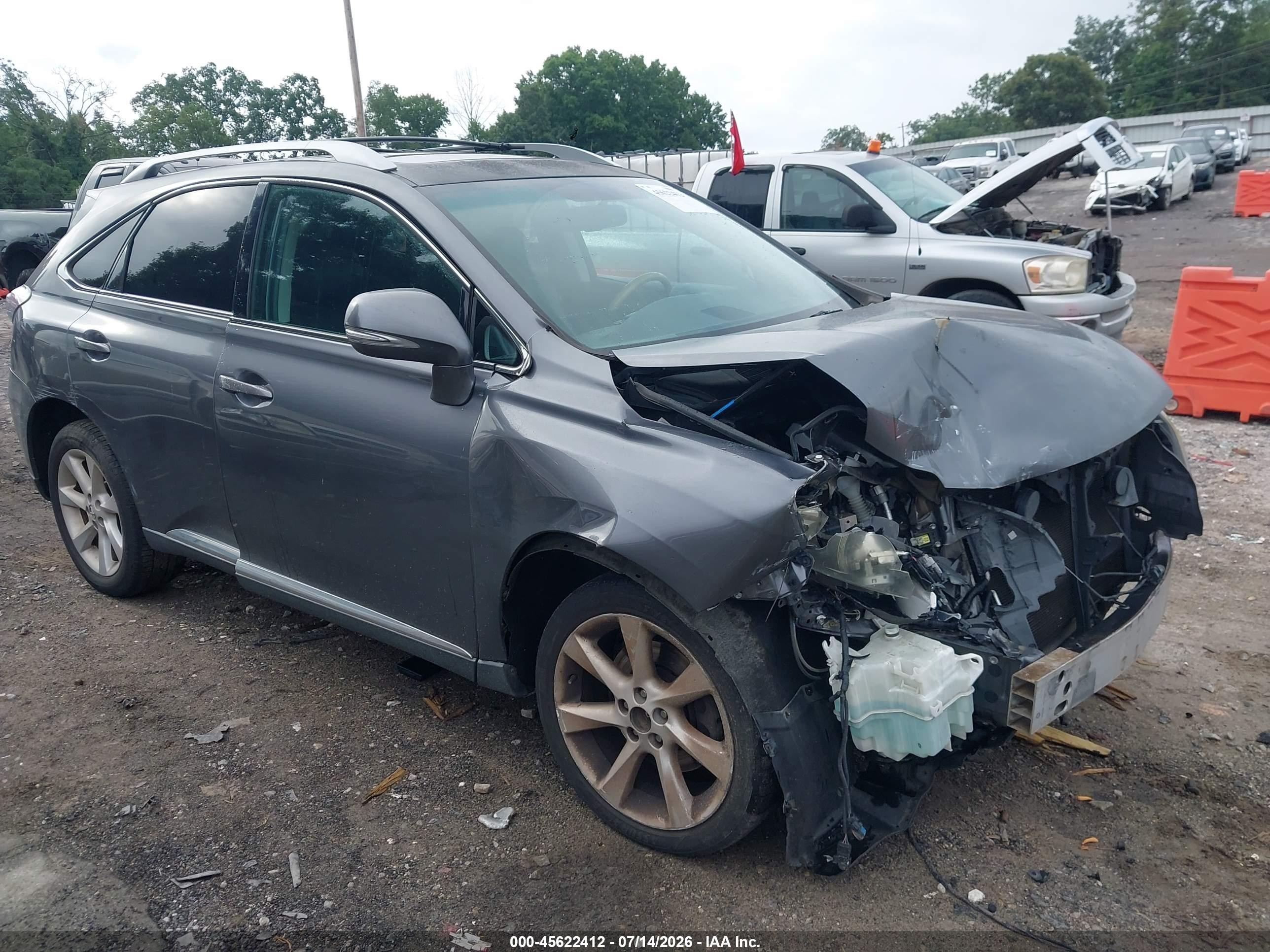 2012 Lexus Rx 350 Gray vin: 2T2ZK1BA3CC071034