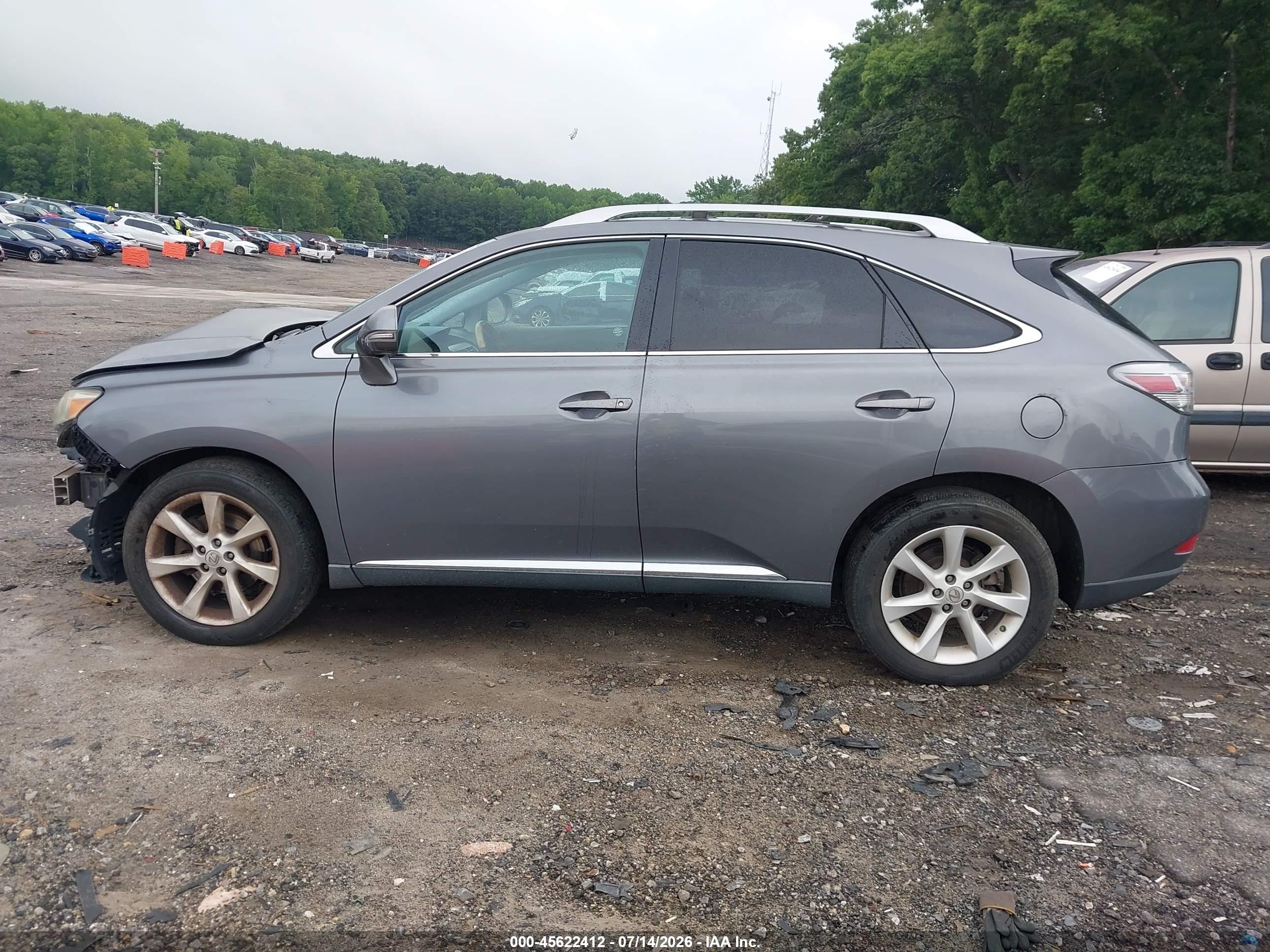 2012 Lexus Rx 350 Gray vin: 2T2ZK1BA3CC071034