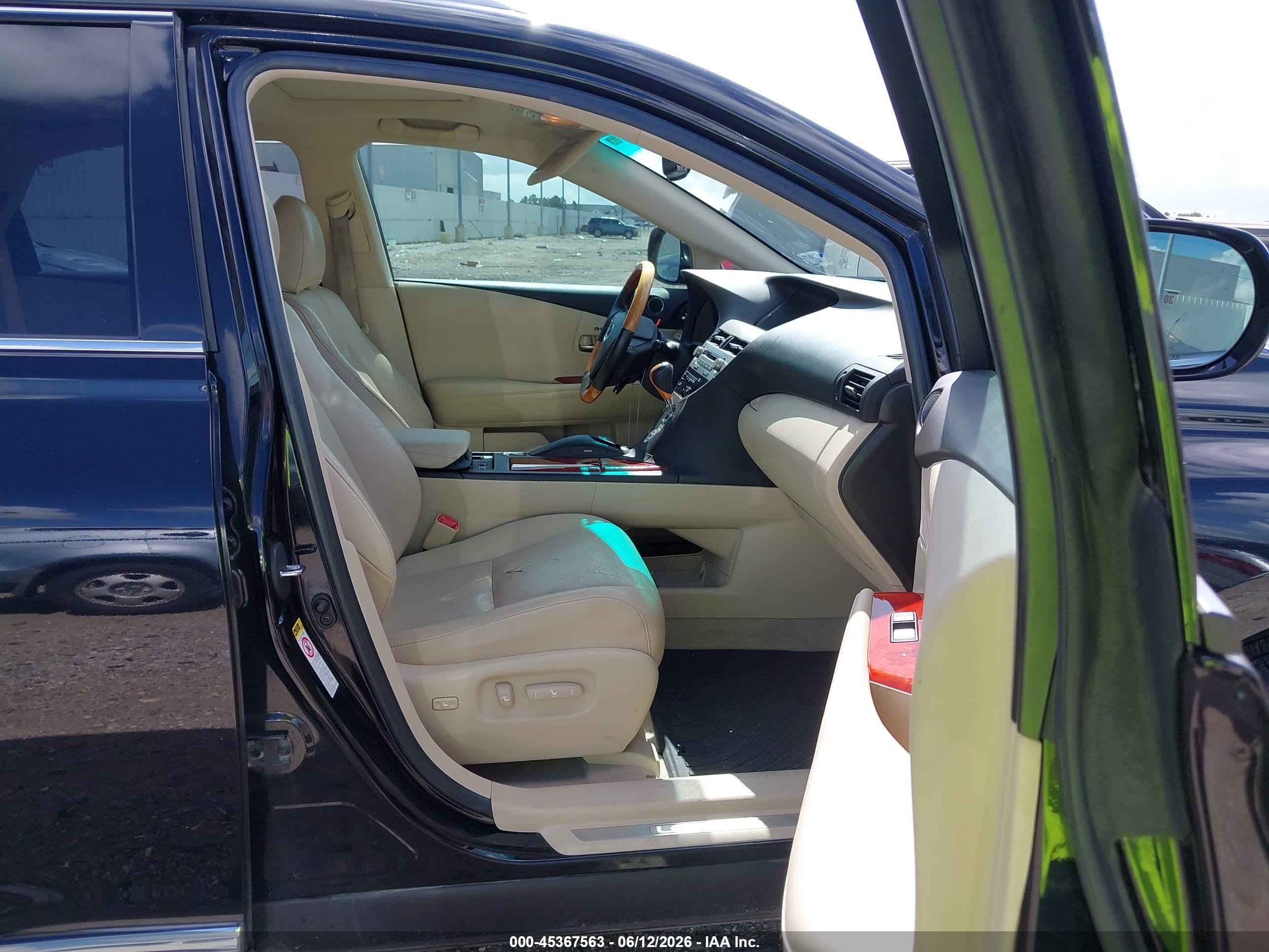 2012 Lexus Rx 350   Черный vin: 2T2ZK1BA3CC072507