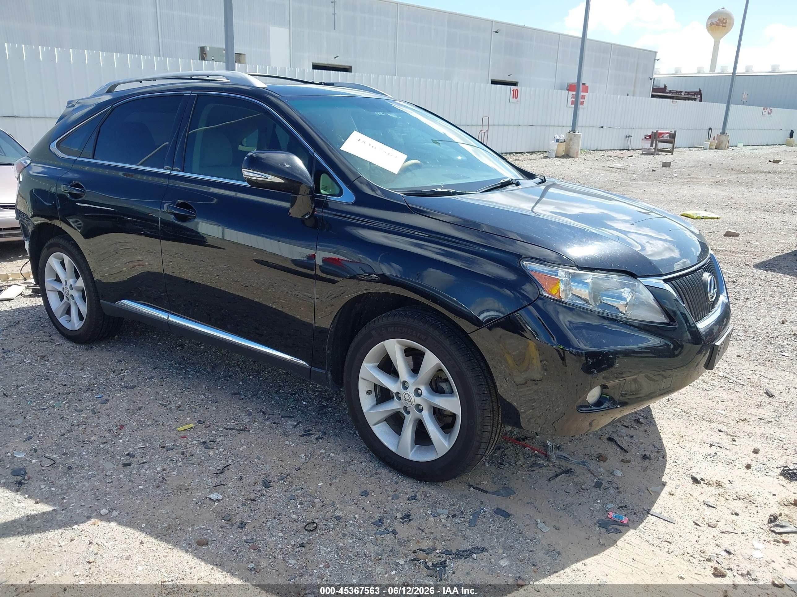 2012 Lexus Rx 350   Black vin: 2T2ZK1BA3CC072507