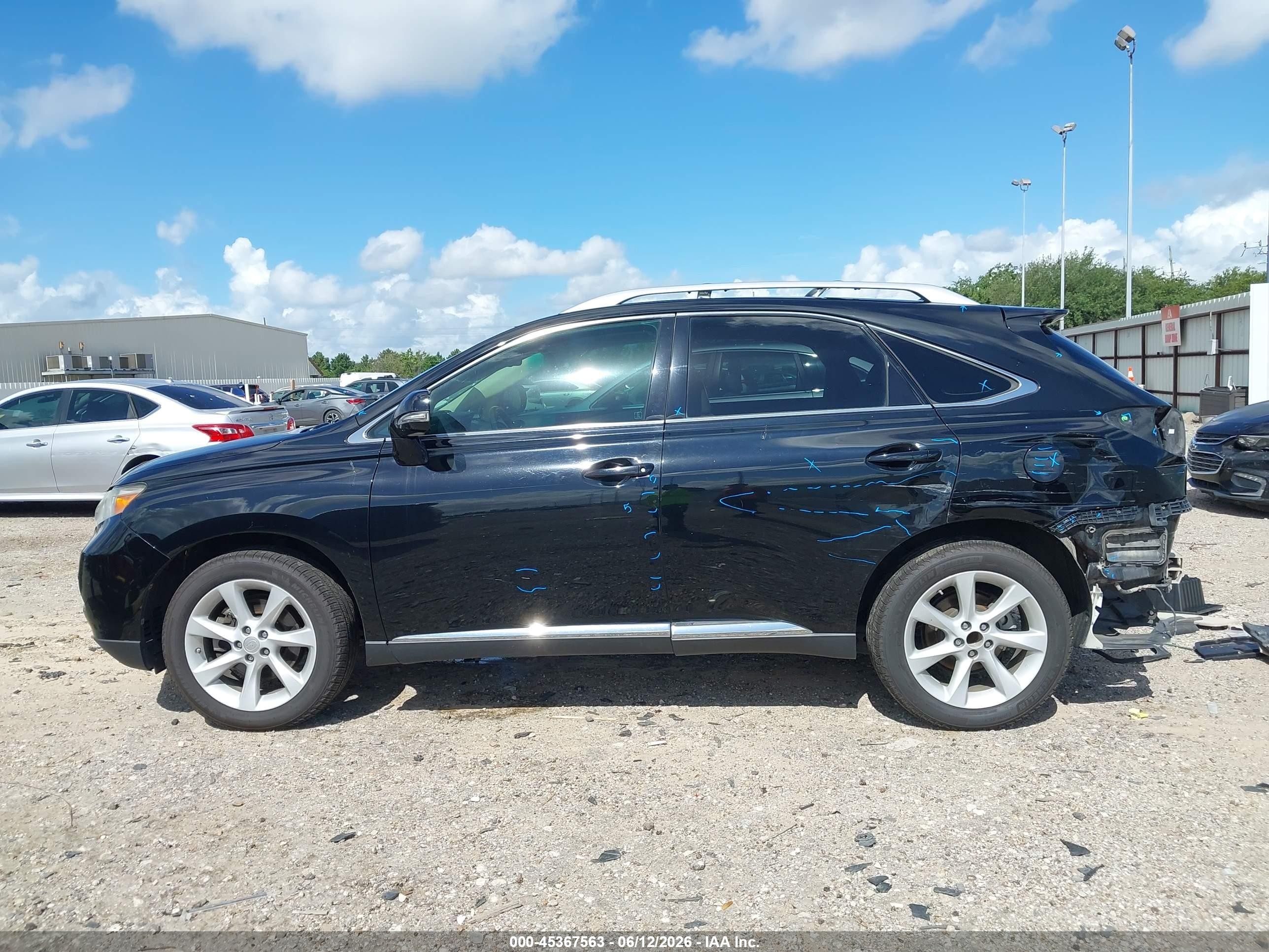2012 Lexus Rx 350   Черный vin: 2T2ZK1BA3CC072507