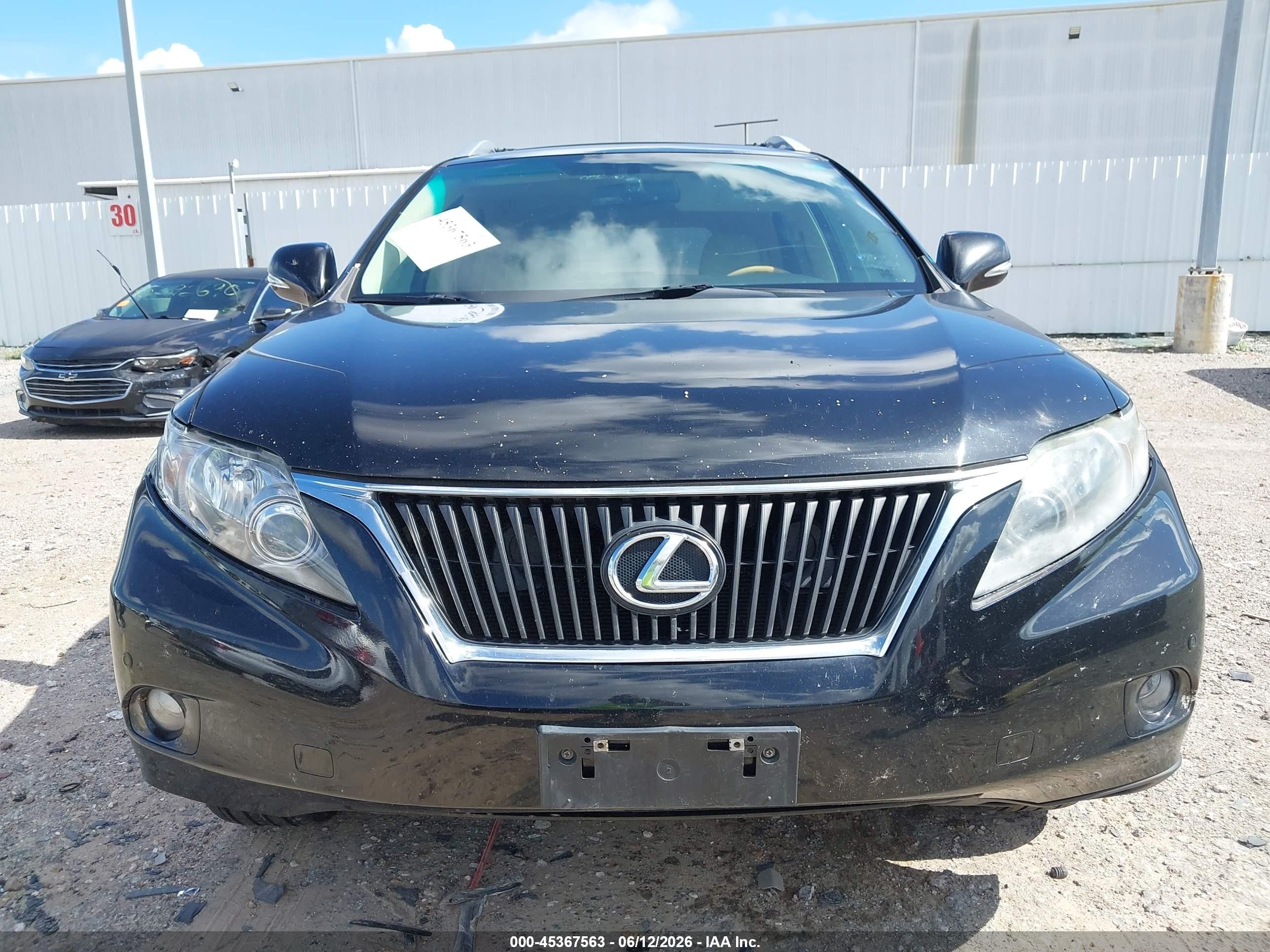 2012 Lexus Rx 350   Черный vin: 2T2ZK1BA3CC072507