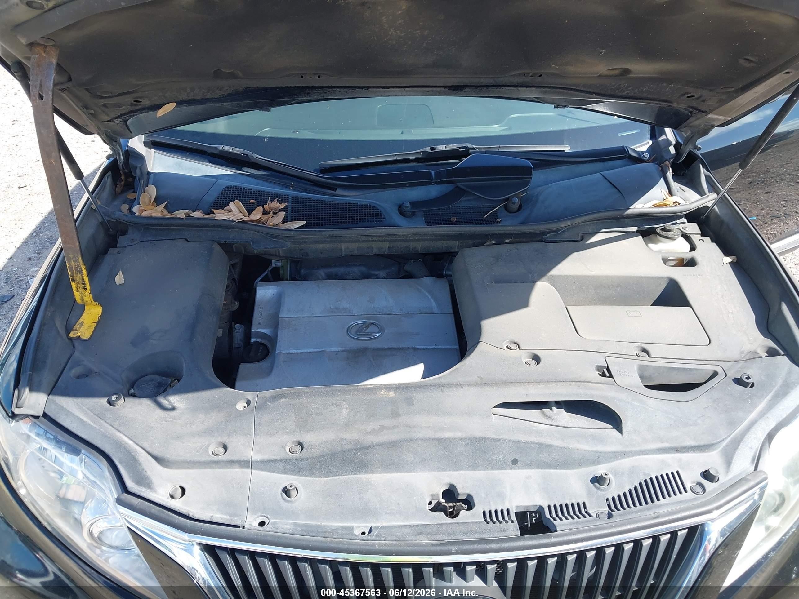 2012 Lexus Rx 350   Черный vin: 2T2ZK1BA3CC072507