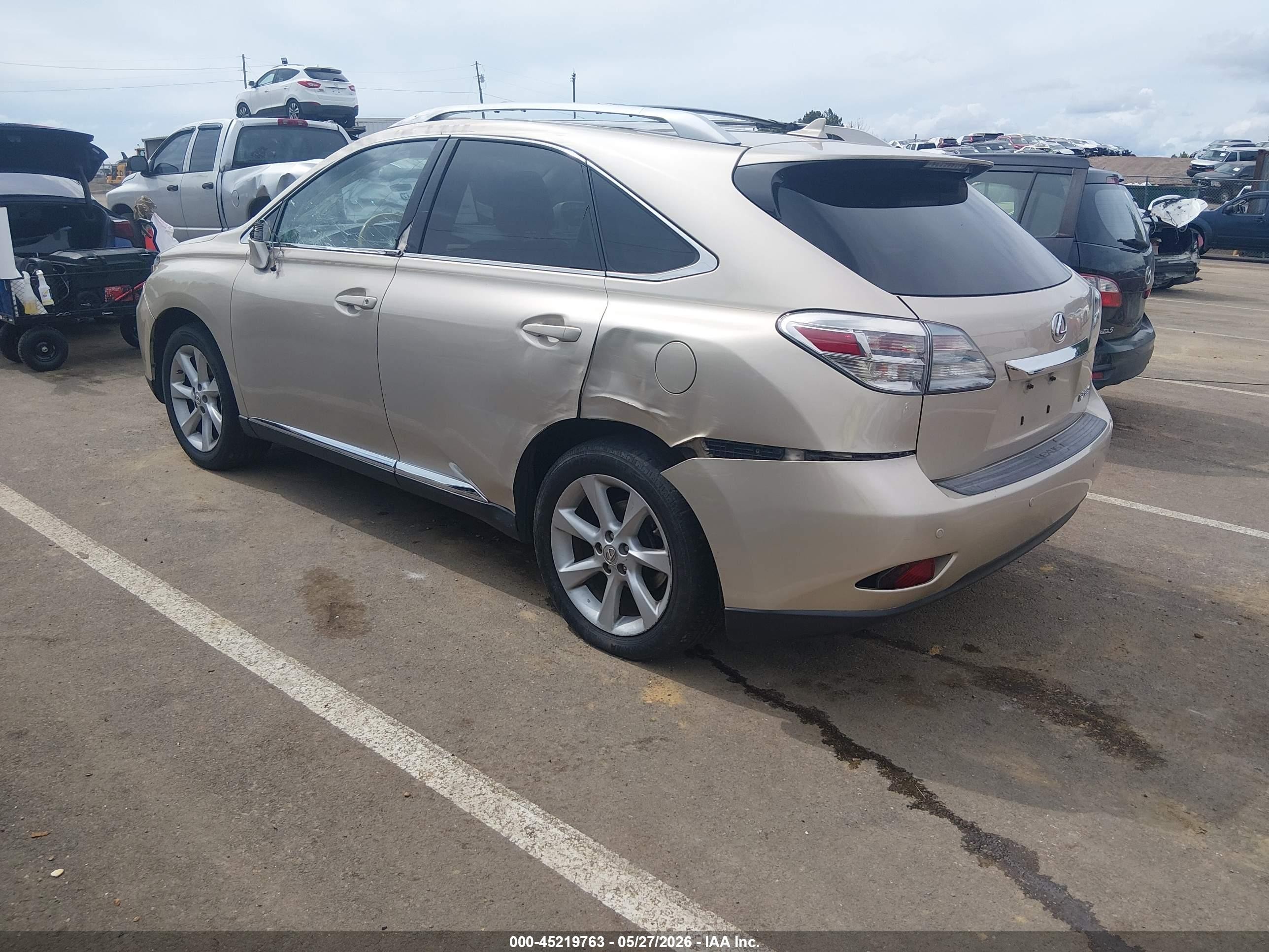 2012 Lexus Rx 350   Champagne vin: 2T2ZK1BA3CC083880