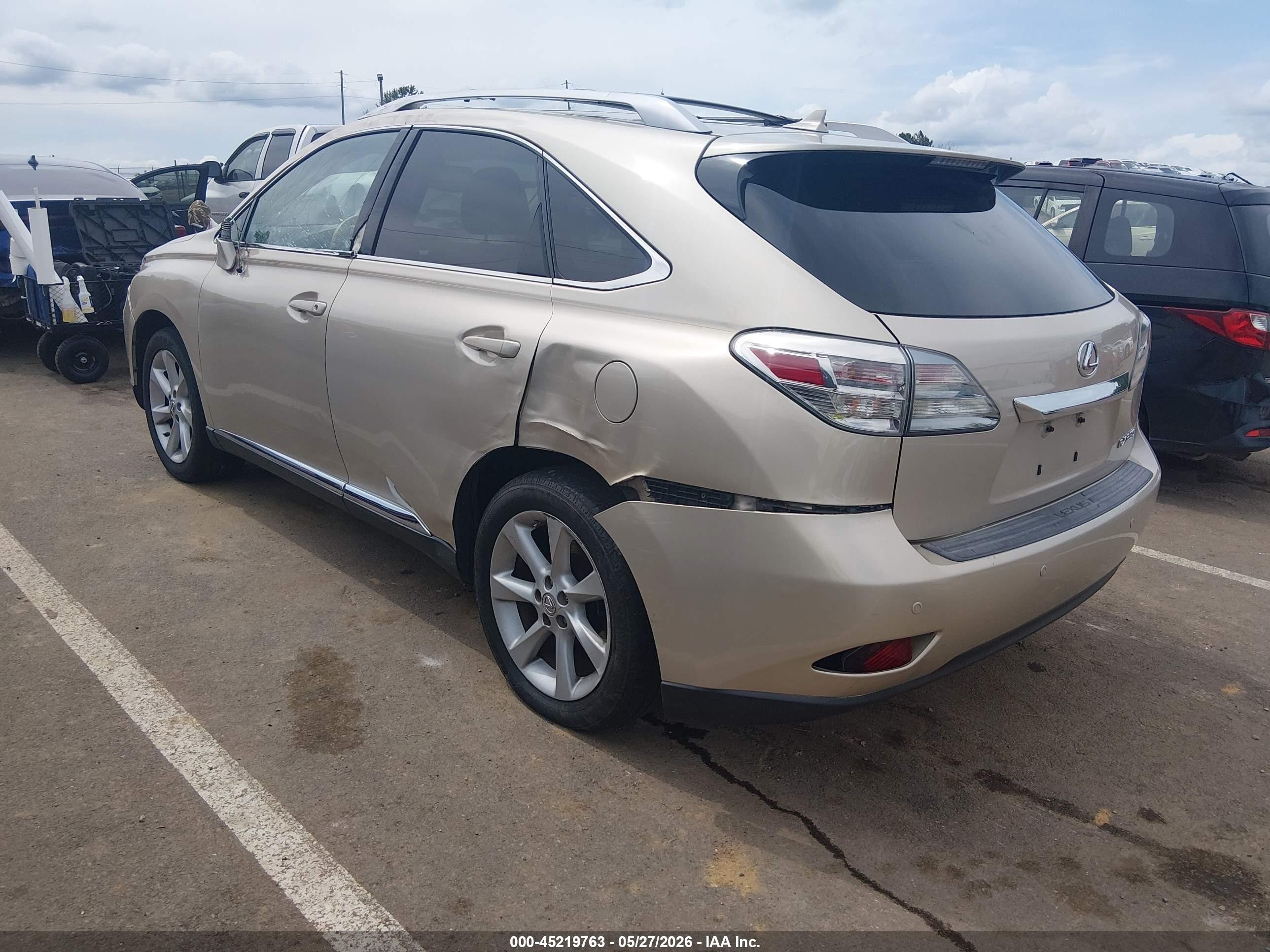 2012 Lexus Rx 350   Champagne vin: 2T2ZK1BA3CC083880