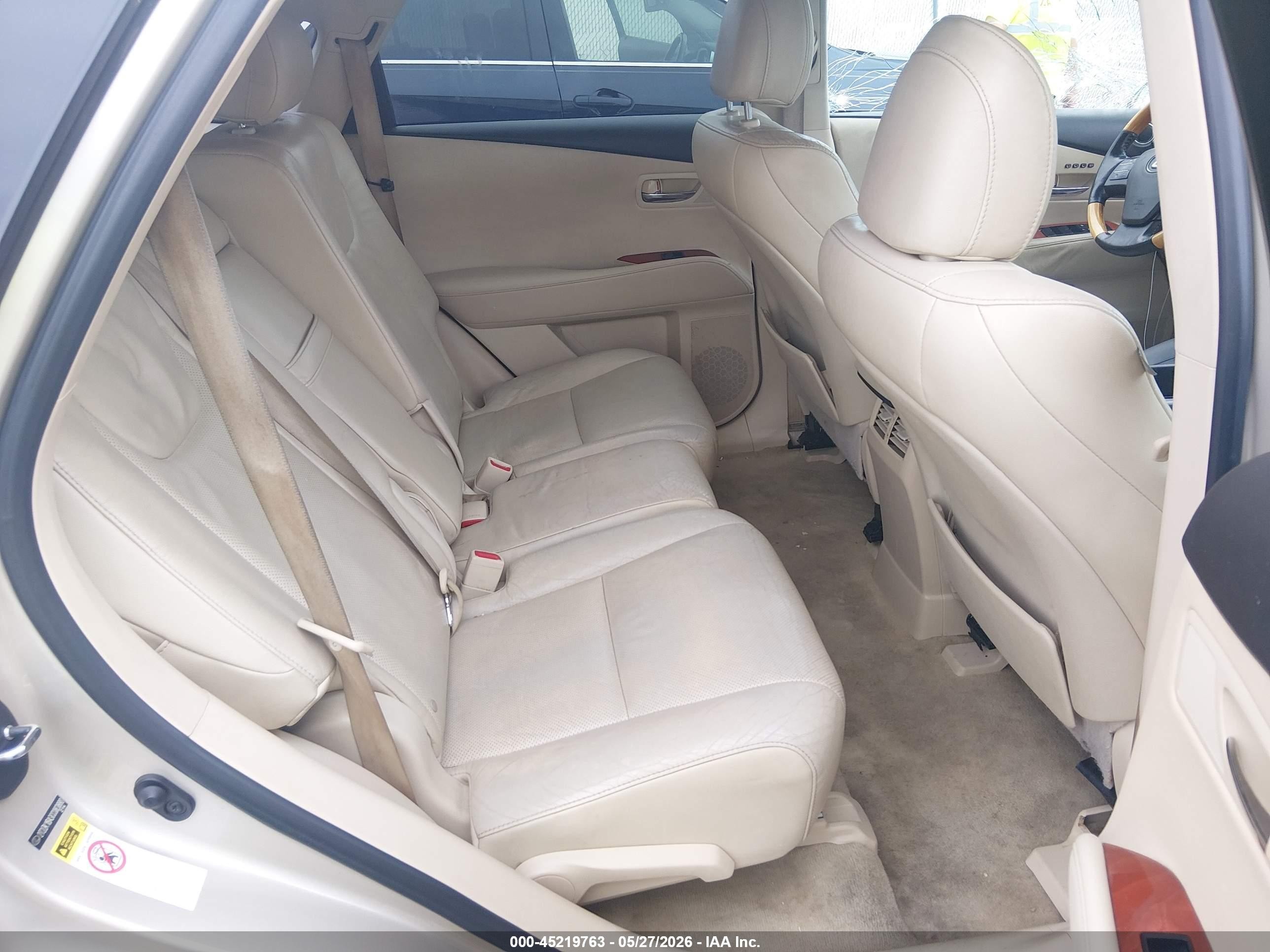 2012 Lexus Rx 350   Champagne vin: 2T2ZK1BA3CC083880