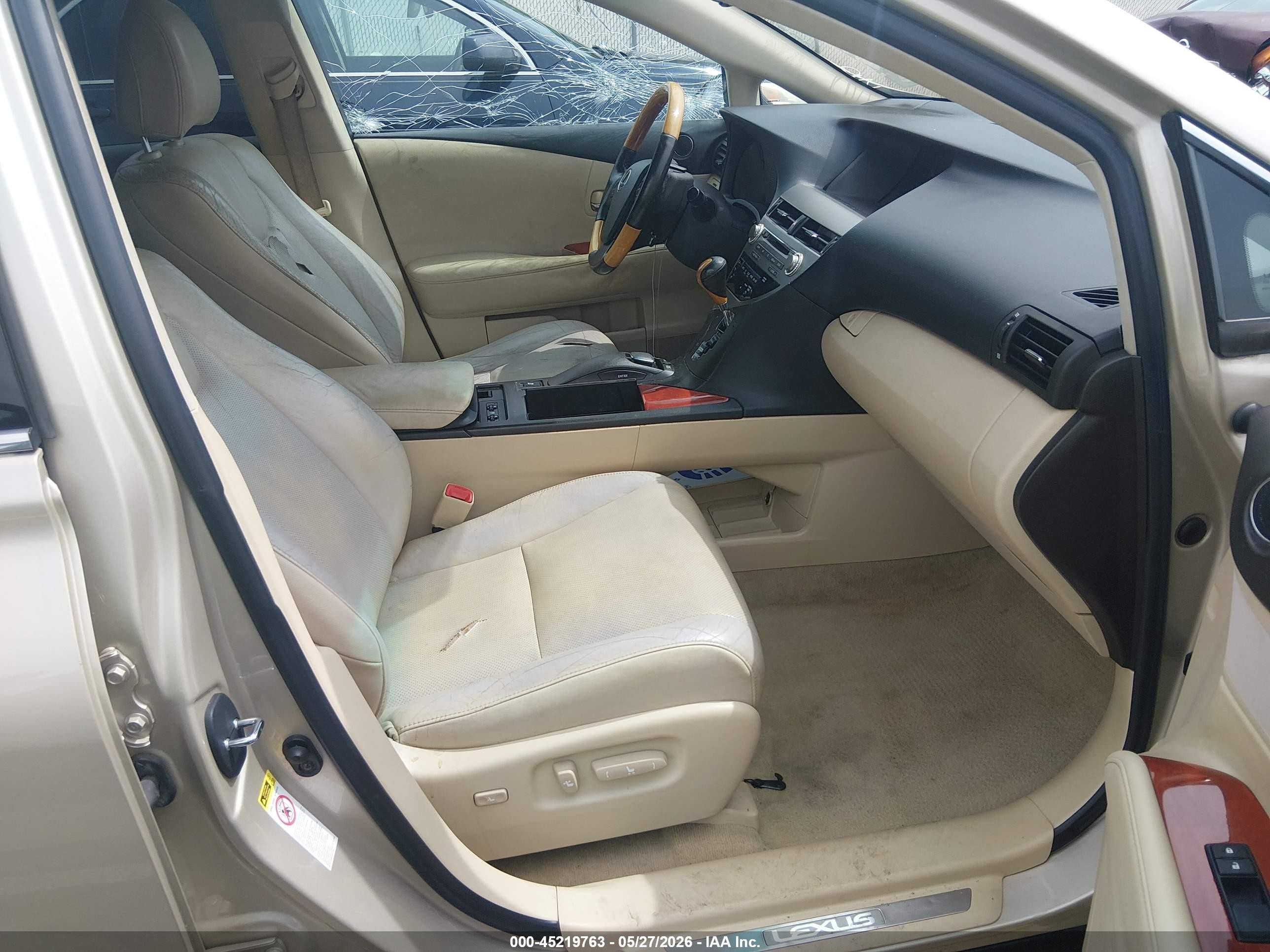 2012 Lexus Rx 350   Champagne vin: 2T2ZK1BA3CC083880