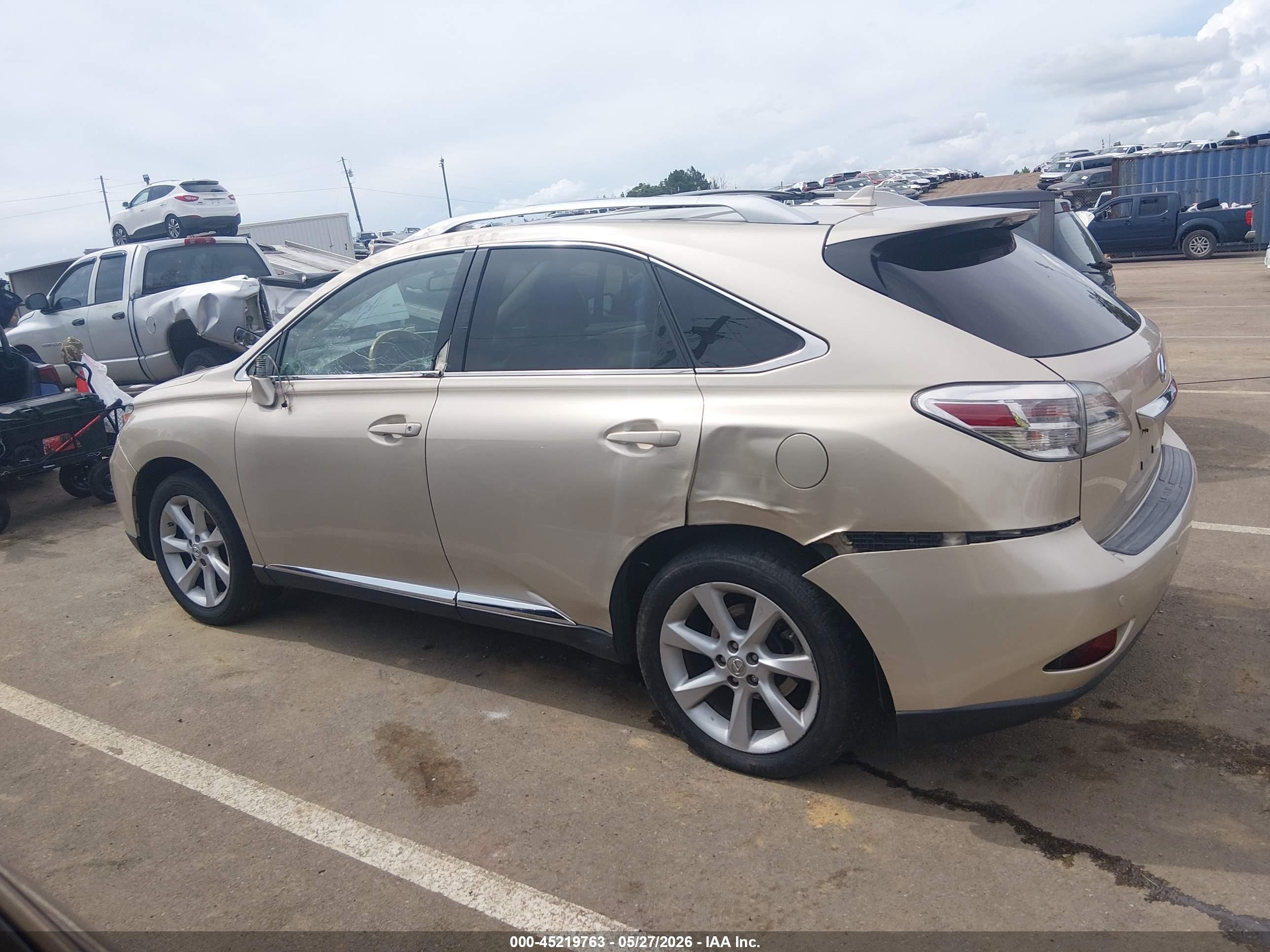 2012 Lexus Rx 350   Champagne vin: 2T2ZK1BA3CC083880