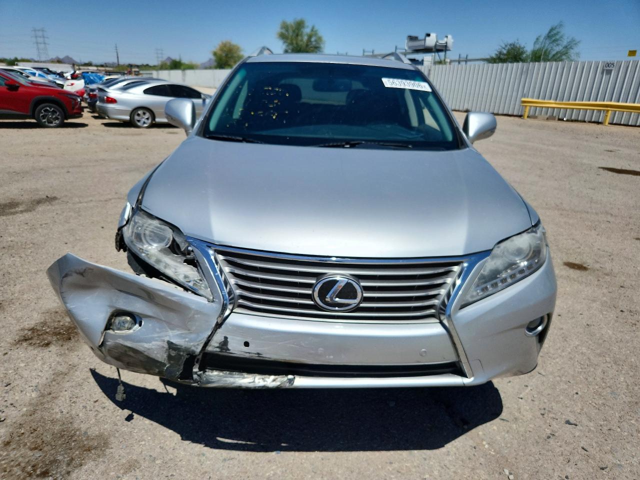 2013 Lexus Rx 350 Silver vin: 2T2ZK1BA3DC093438