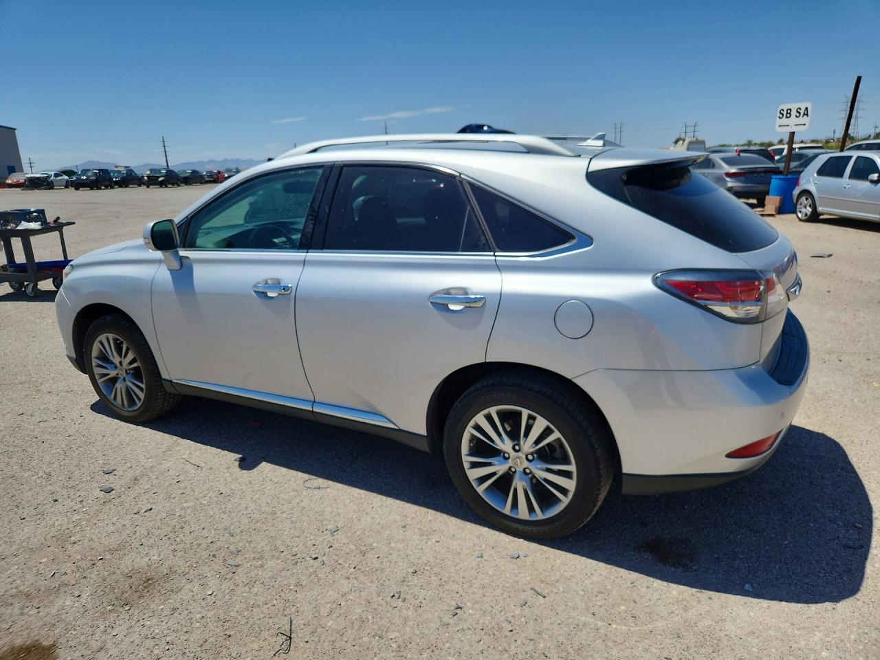 2013 Lexus Rx 350 Silver vin: 2T2ZK1BA3DC093438