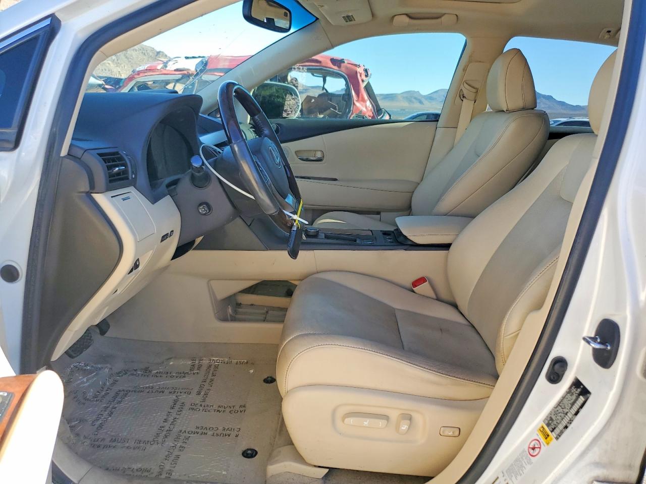 2013 Lexus Rx 350 White vin: 2T2ZK1BA3DC110416