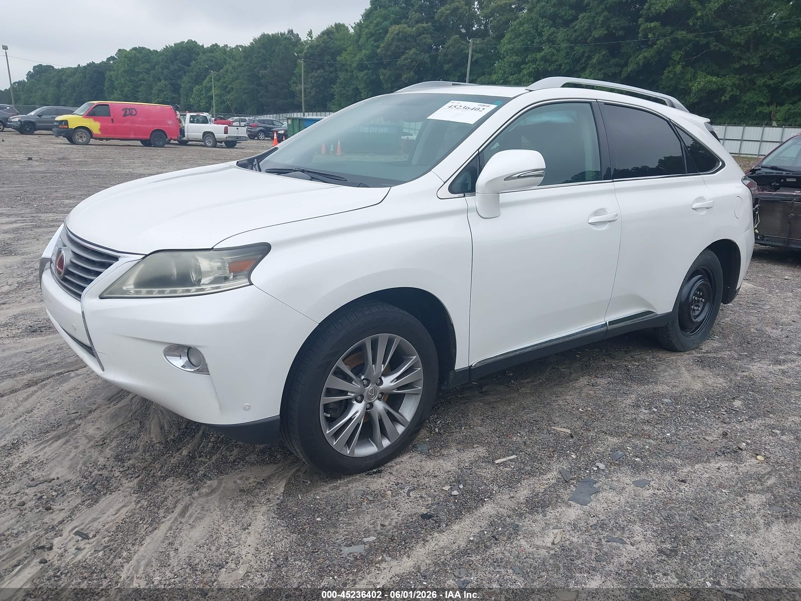 2013 Lexus Rx 350   White vin: 2T2ZK1BA3DC114675