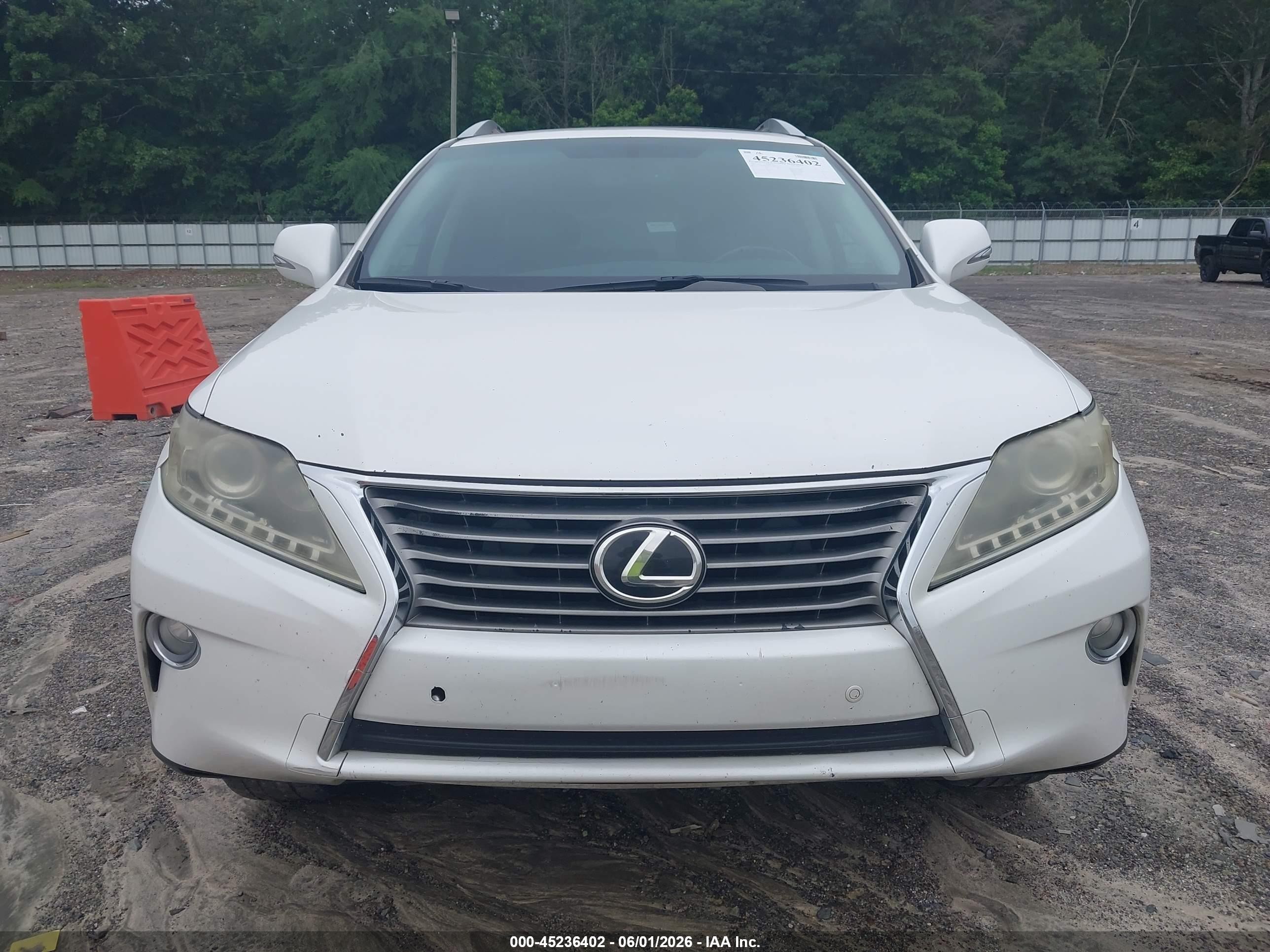 2013 Lexus Rx 350   White vin: 2T2ZK1BA3DC114675