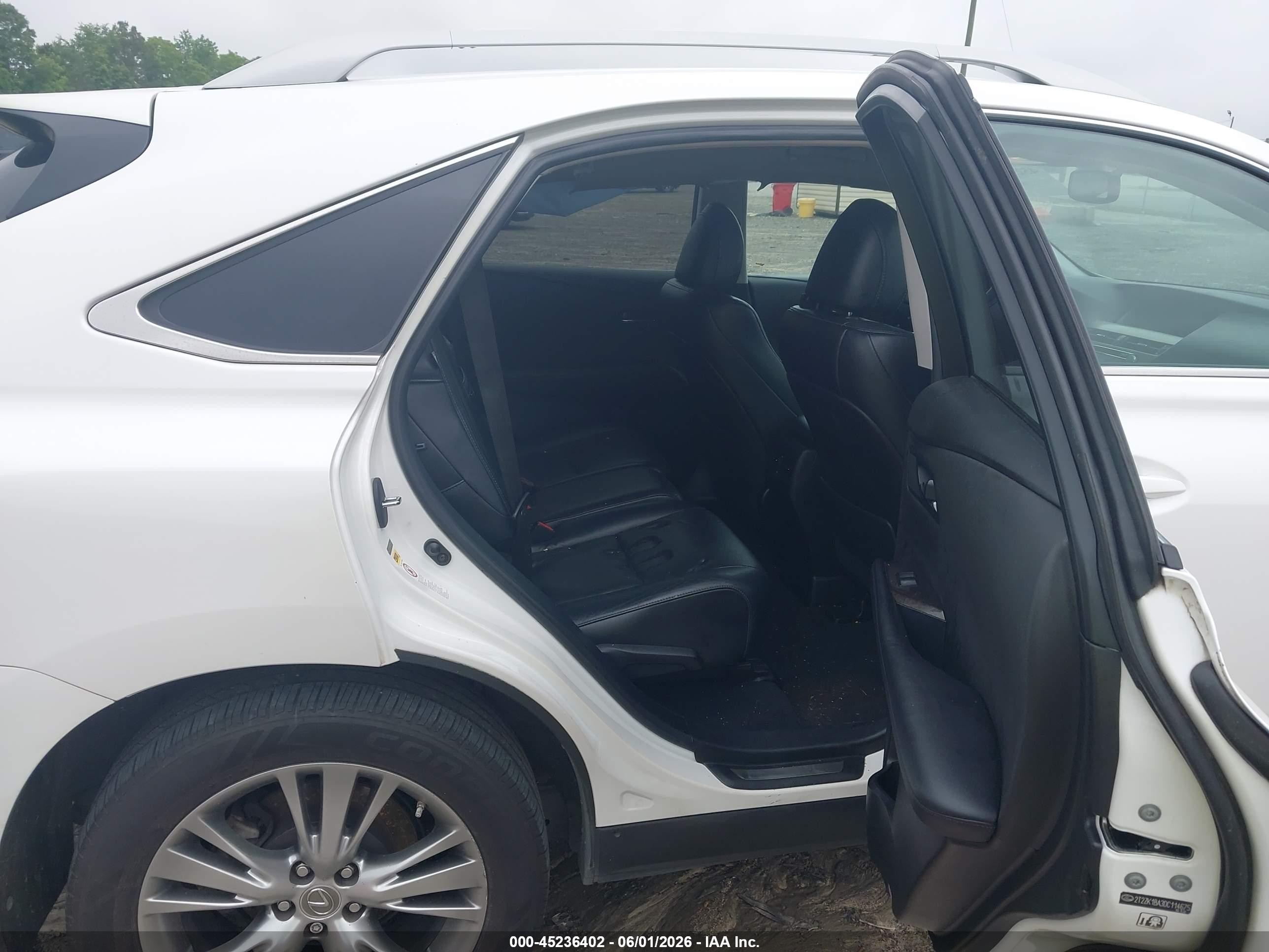 2013 Lexus Rx 350   White vin: 2T2ZK1BA3DC114675