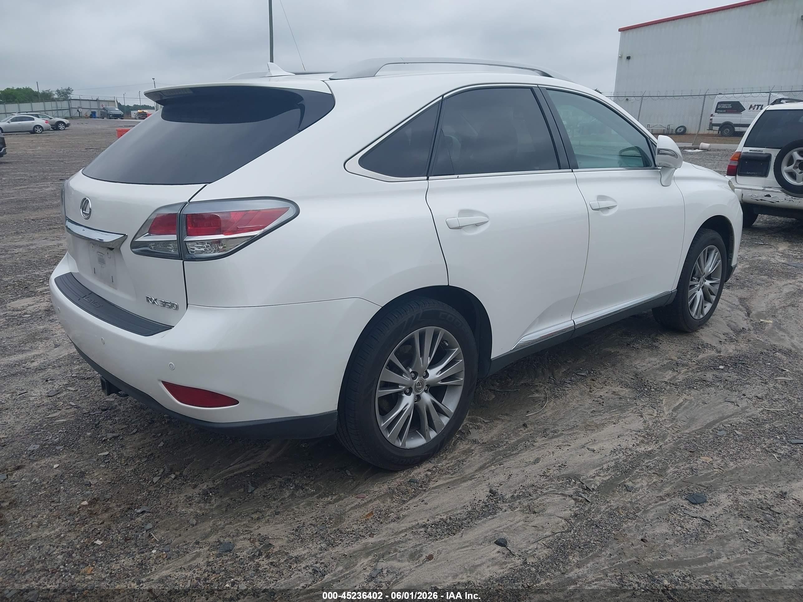 2013 Lexus Rx 350   White vin: 2T2ZK1BA3DC114675