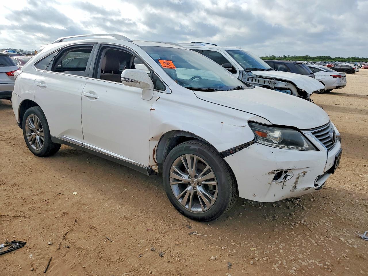 2013 Lexus Rx 350 White vin: 2T2ZK1BA3DC118578