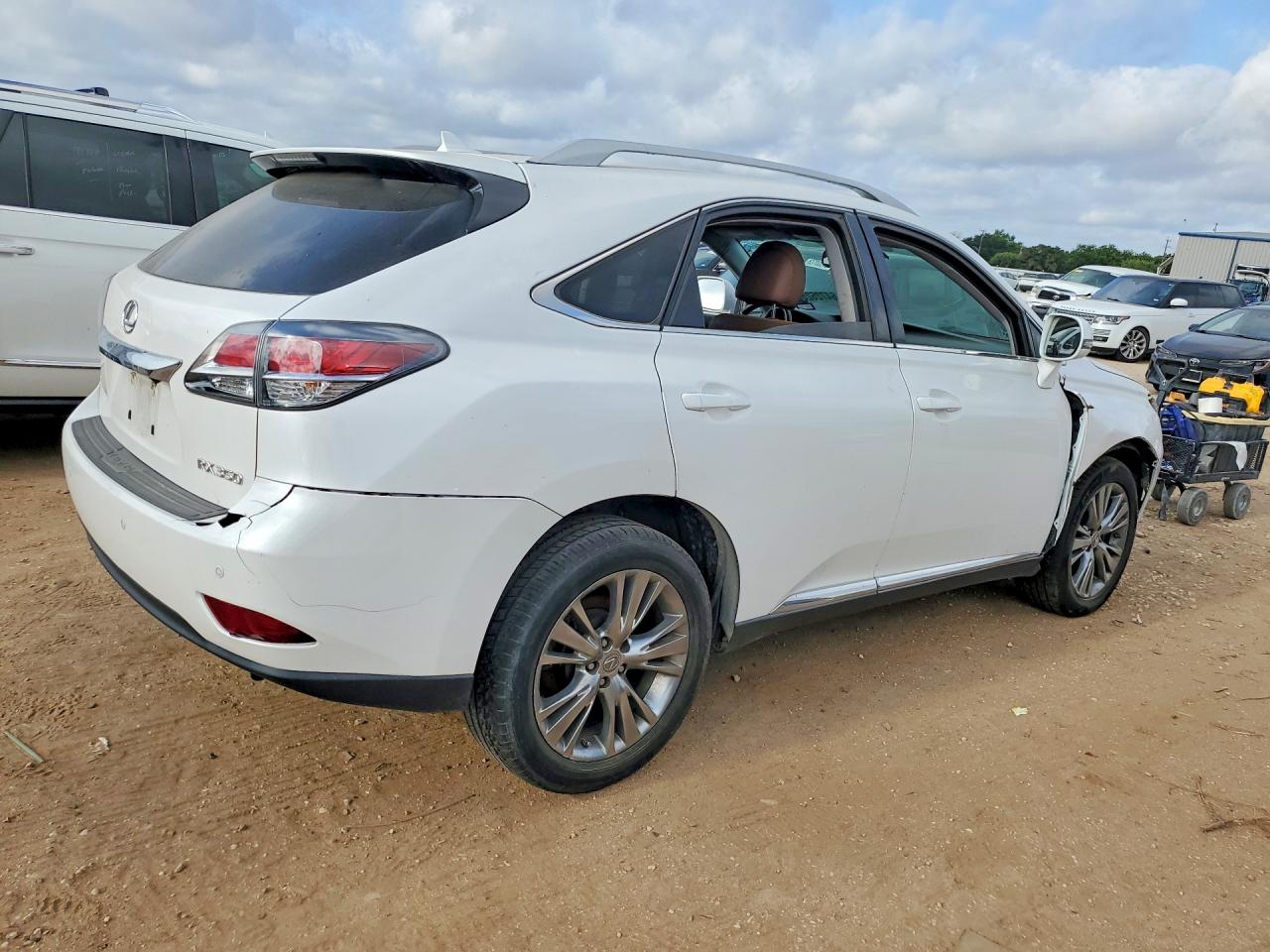 2013 Lexus Rx 350 White vin: 2T2ZK1BA3DC118578