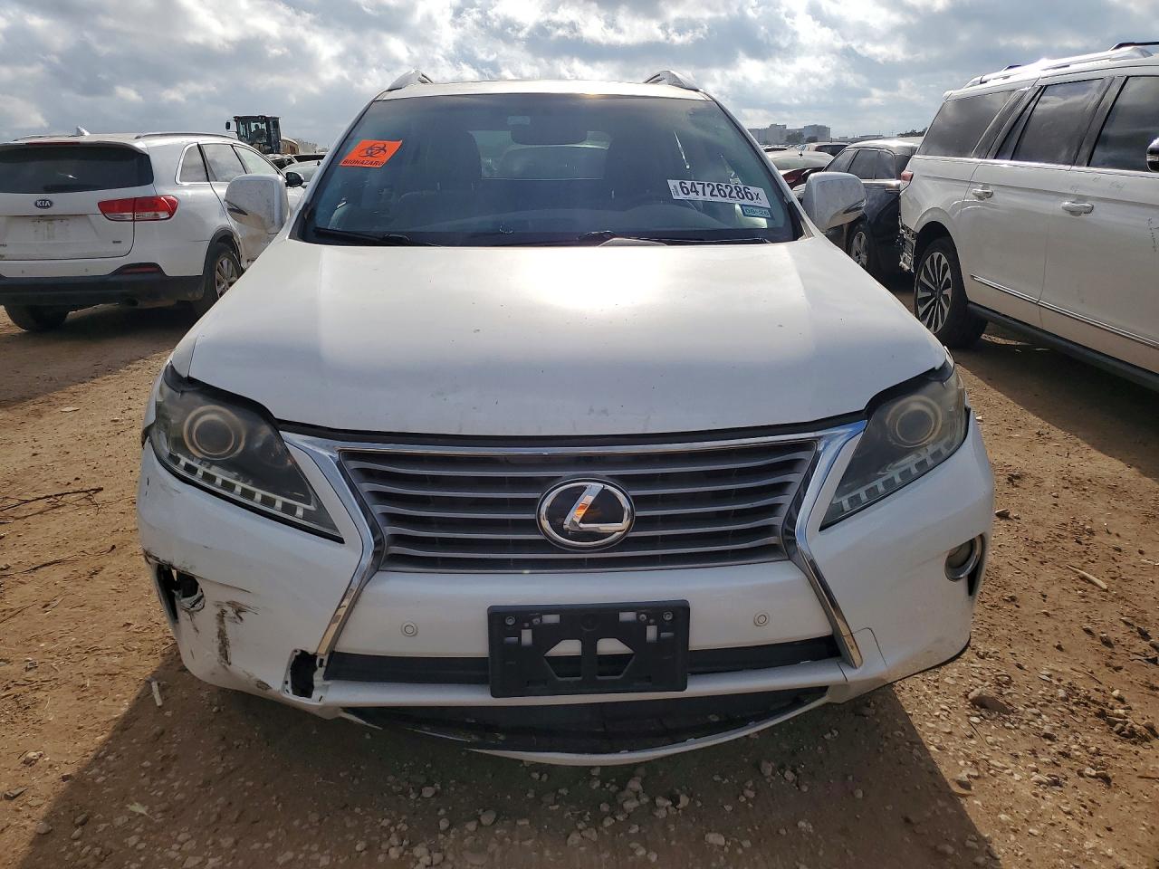 2013 Lexus Rx 350 White vin: 2T2ZK1BA3DC118578