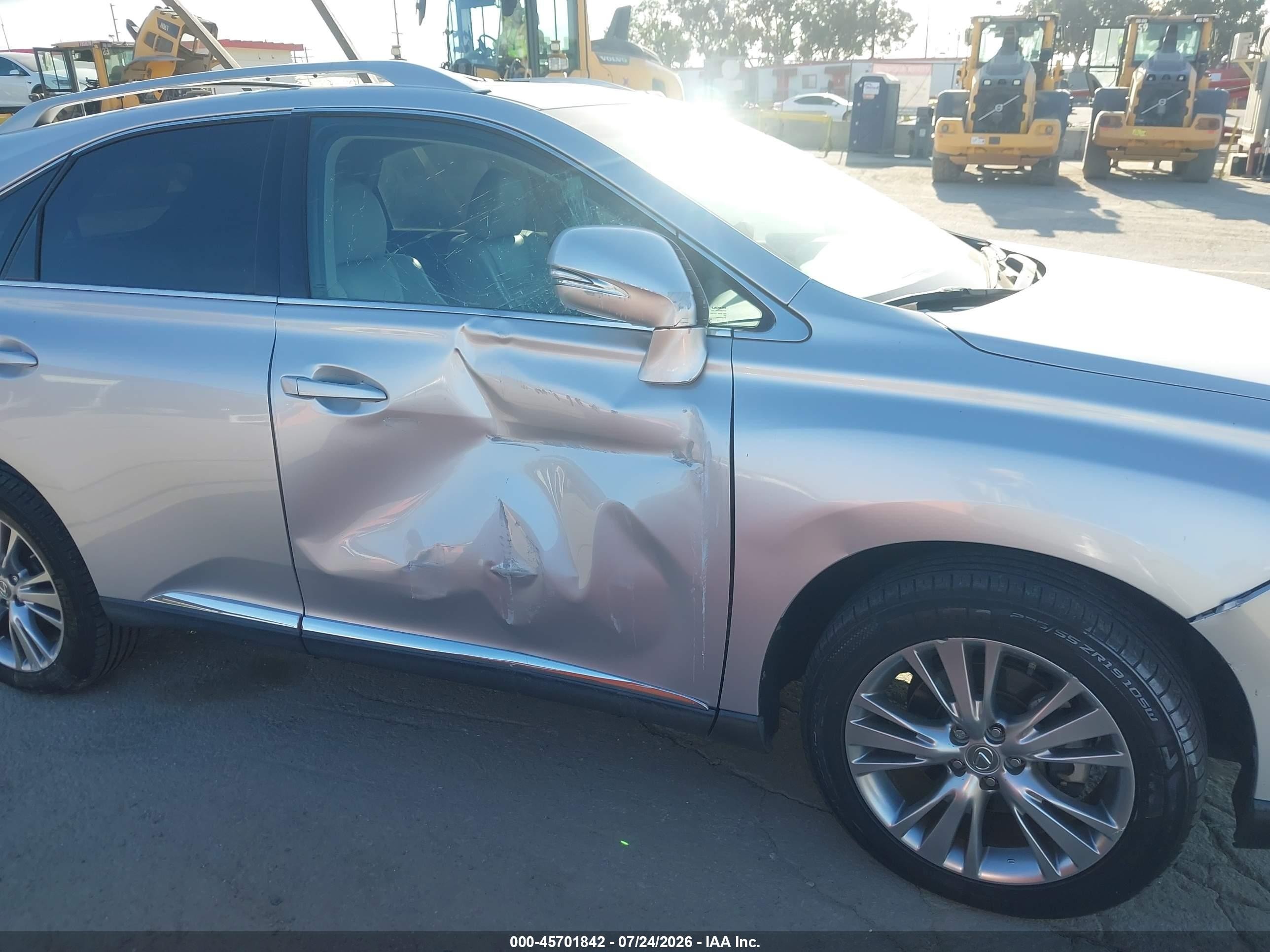 2013 Lexus Rx 350   Silver vin: 2T2ZK1BA3DC118824