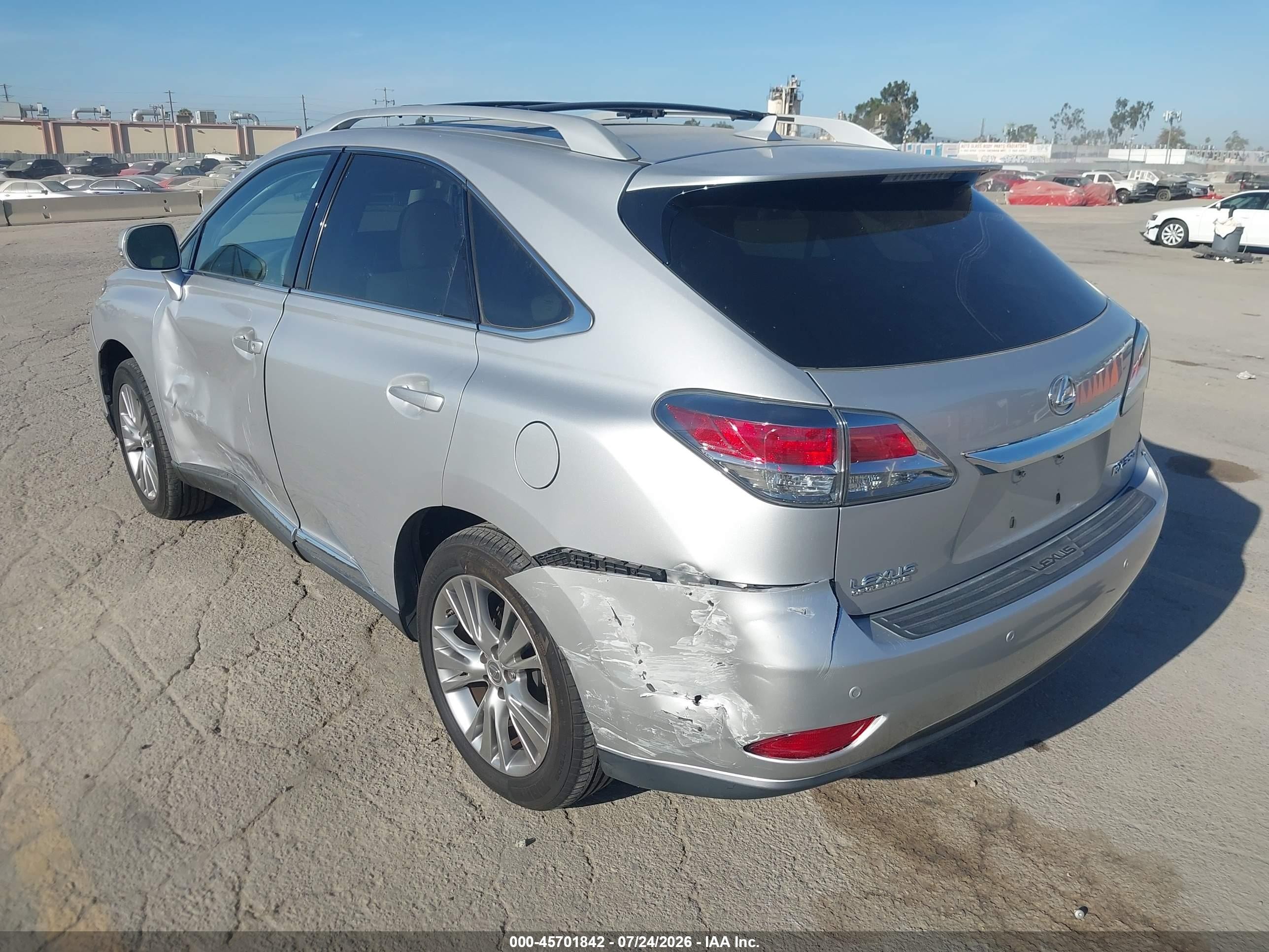 2013 Lexus Rx 350   Silver vin: 2T2ZK1BA3DC118824