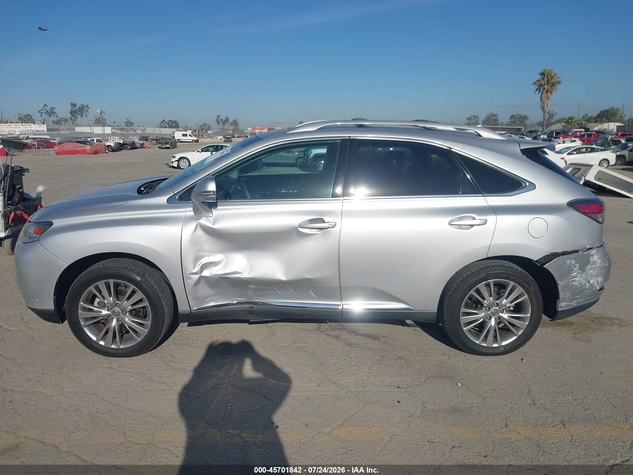 2013 Lexus Rx 350   Silver vin: 2T2ZK1BA3DC118824