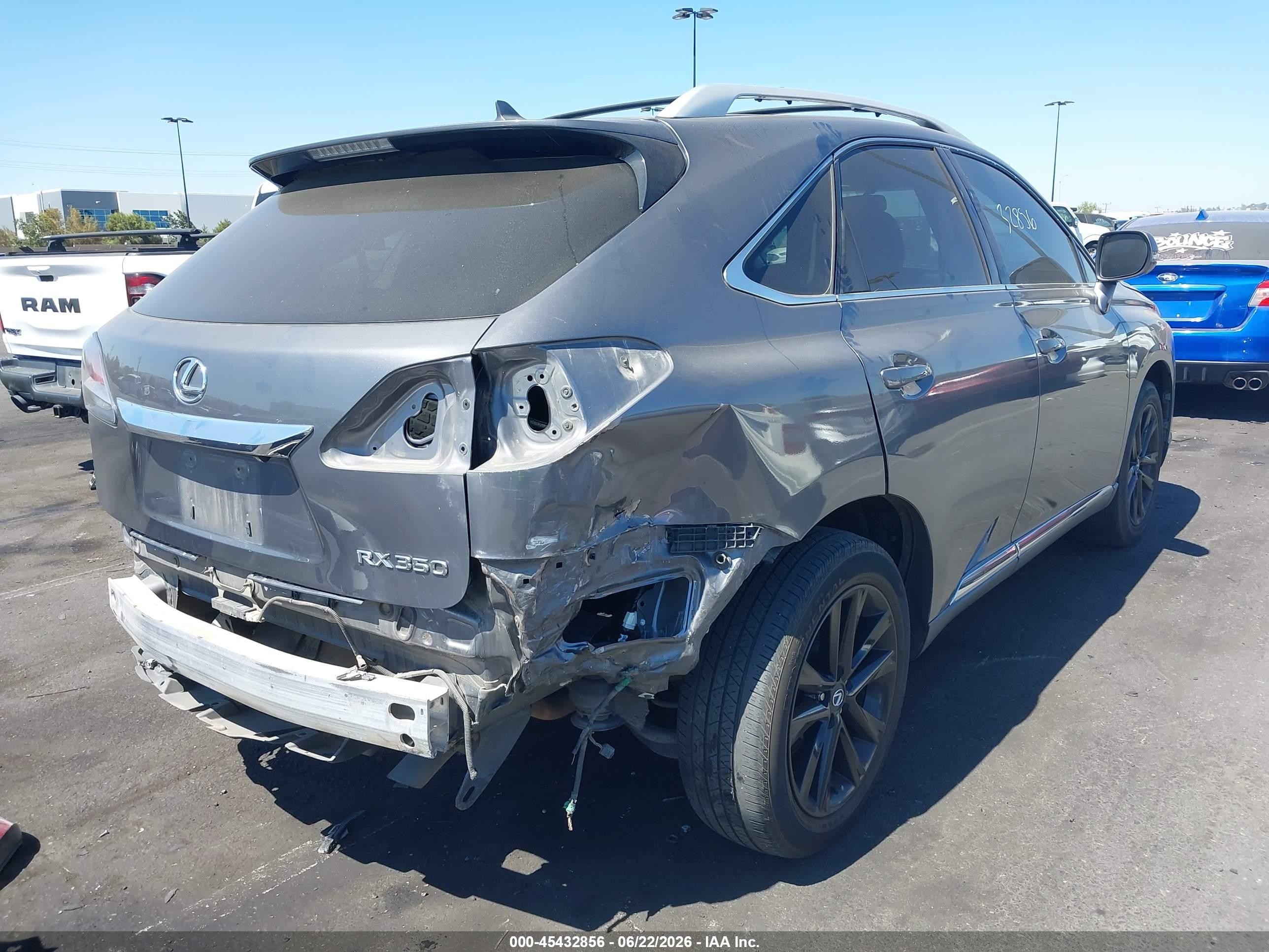 2013 Lexus Rx 350 Gray vin: 2T2ZK1BA3DC118838
