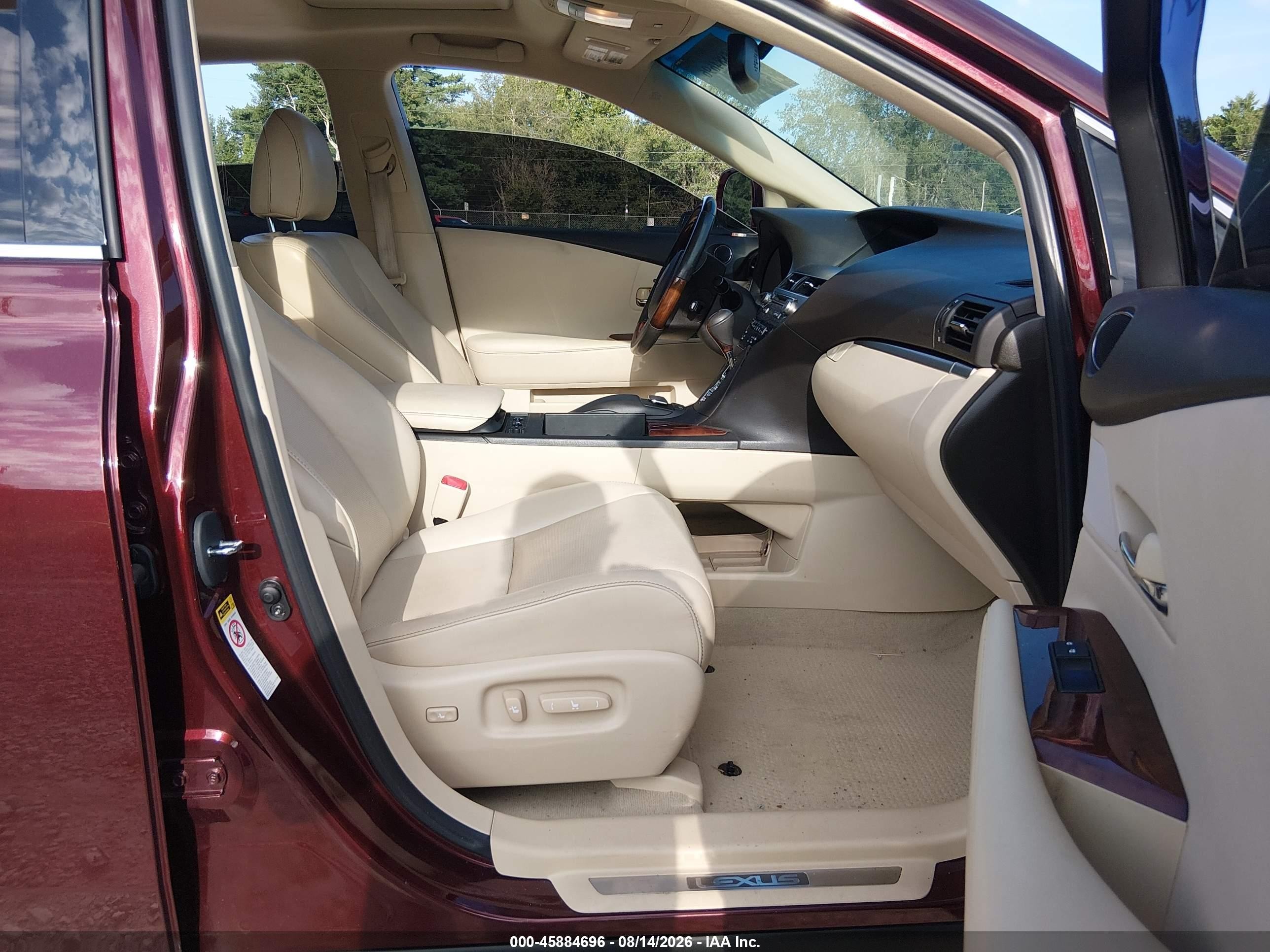 2013 Lexus Rx 350 Maroon vin: 2T2ZK1BA3DC122565