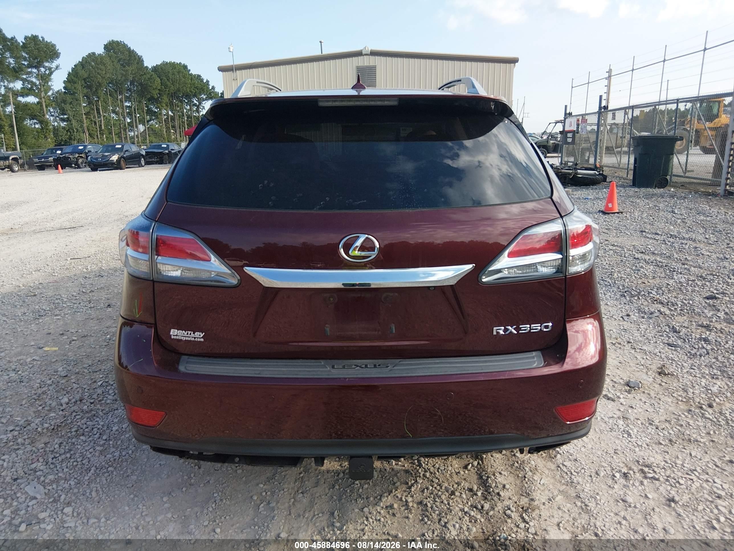 2013 Lexus Rx 350 Maroon vin: 2T2ZK1BA3DC122565