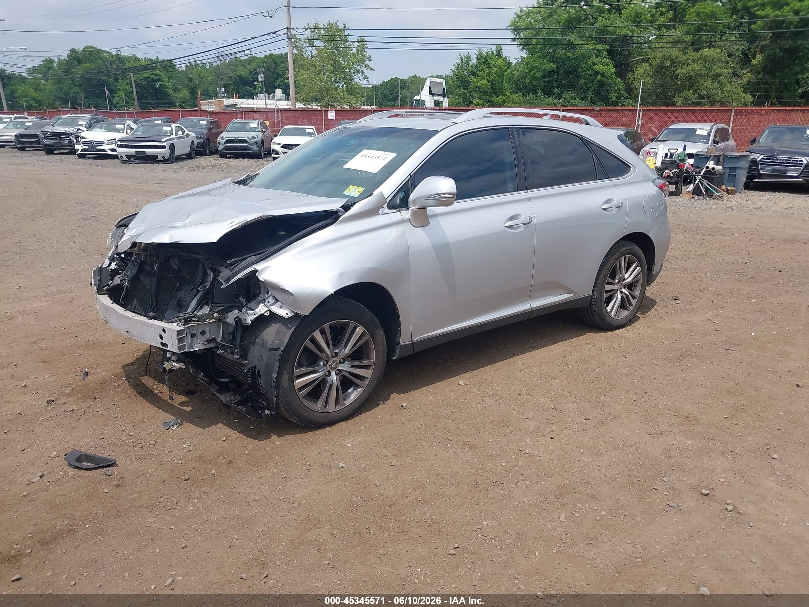 2015 Lexus Rx 350 Silver vin: 2T2ZK1BA3FC163538