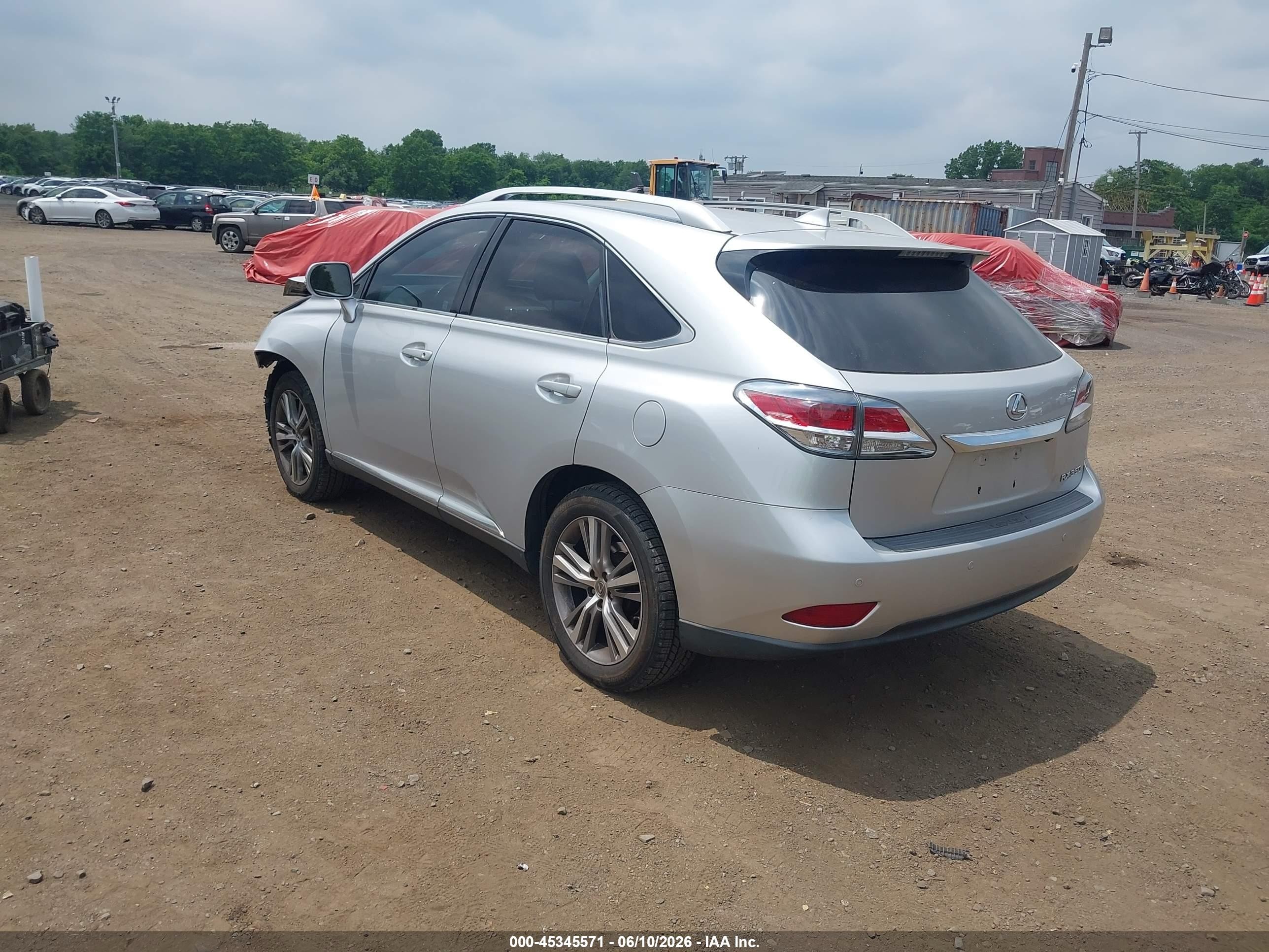 2015 Lexus Rx 350 Silver vin: 2T2ZK1BA3FC163538