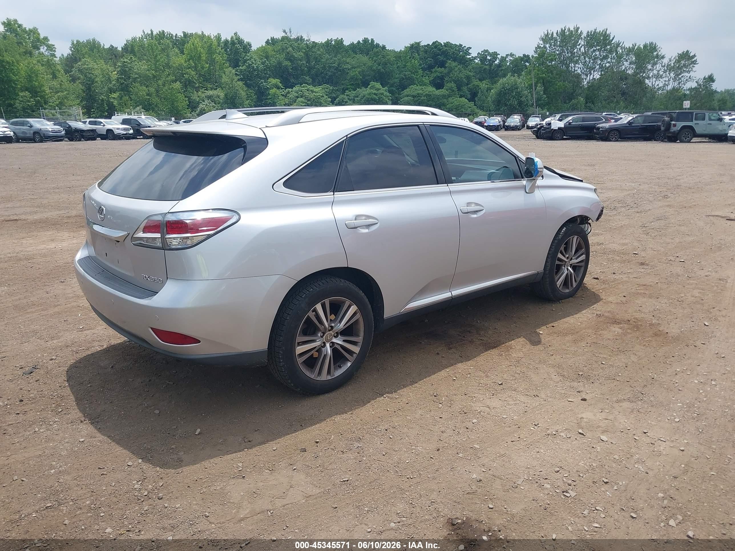 2015 Lexus Rx 350 Silver vin: 2T2ZK1BA3FC163538