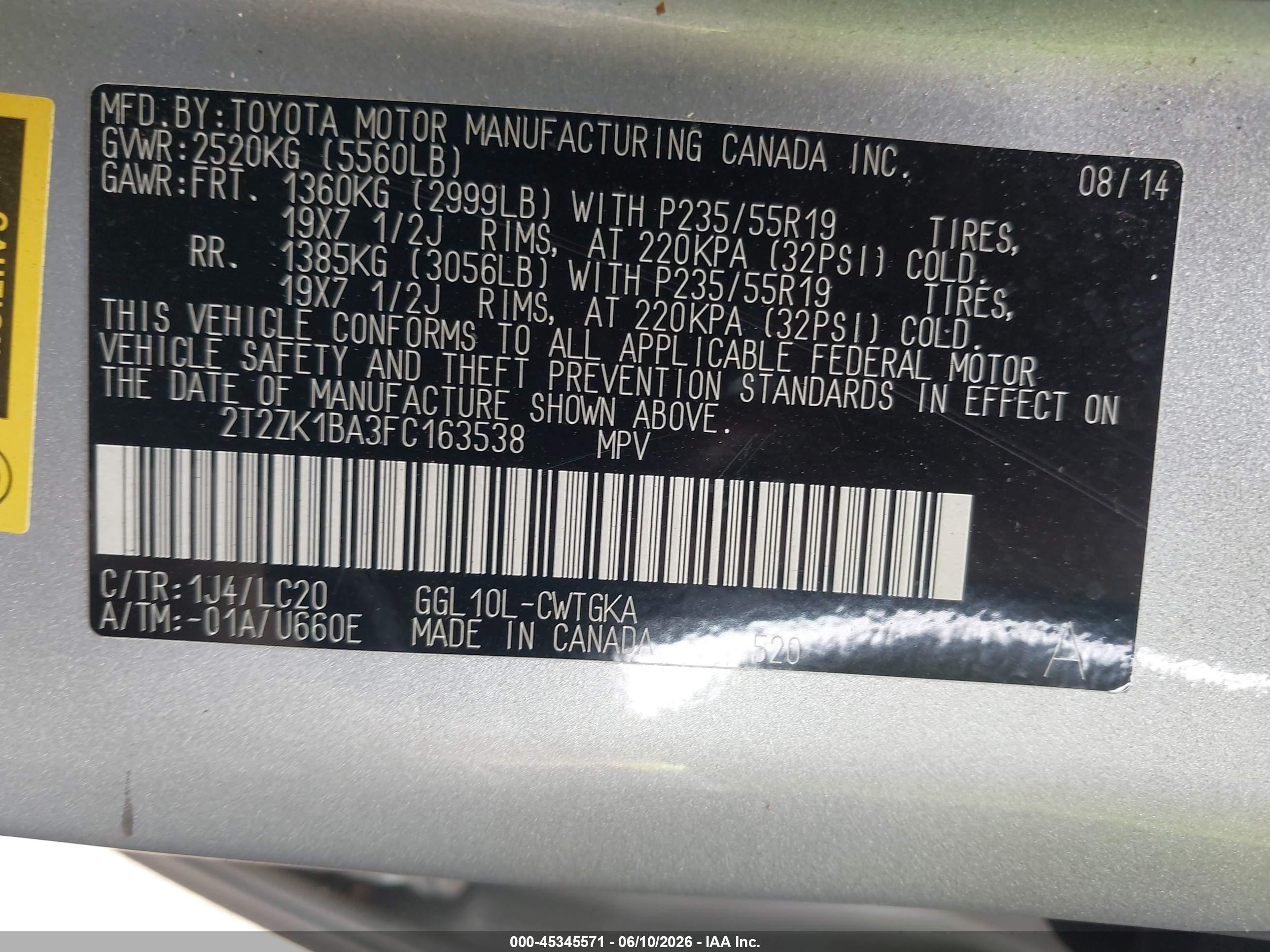 2015 Lexus Rx 350 Silver vin: 2T2ZK1BA3FC163538