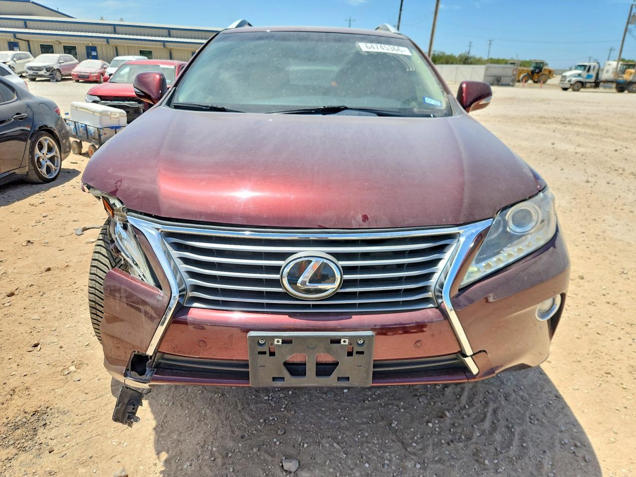 2015 Lexus Rx 350 Base Burgundy vin: 2T2ZK1BA3FC173941