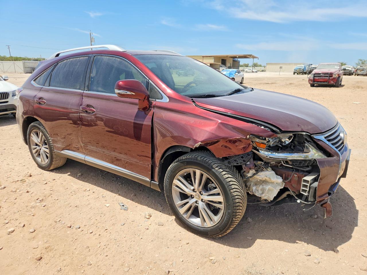 2015 Lexus Rx 350 Base Burgundy vin: 2T2ZK1BA3FC173941