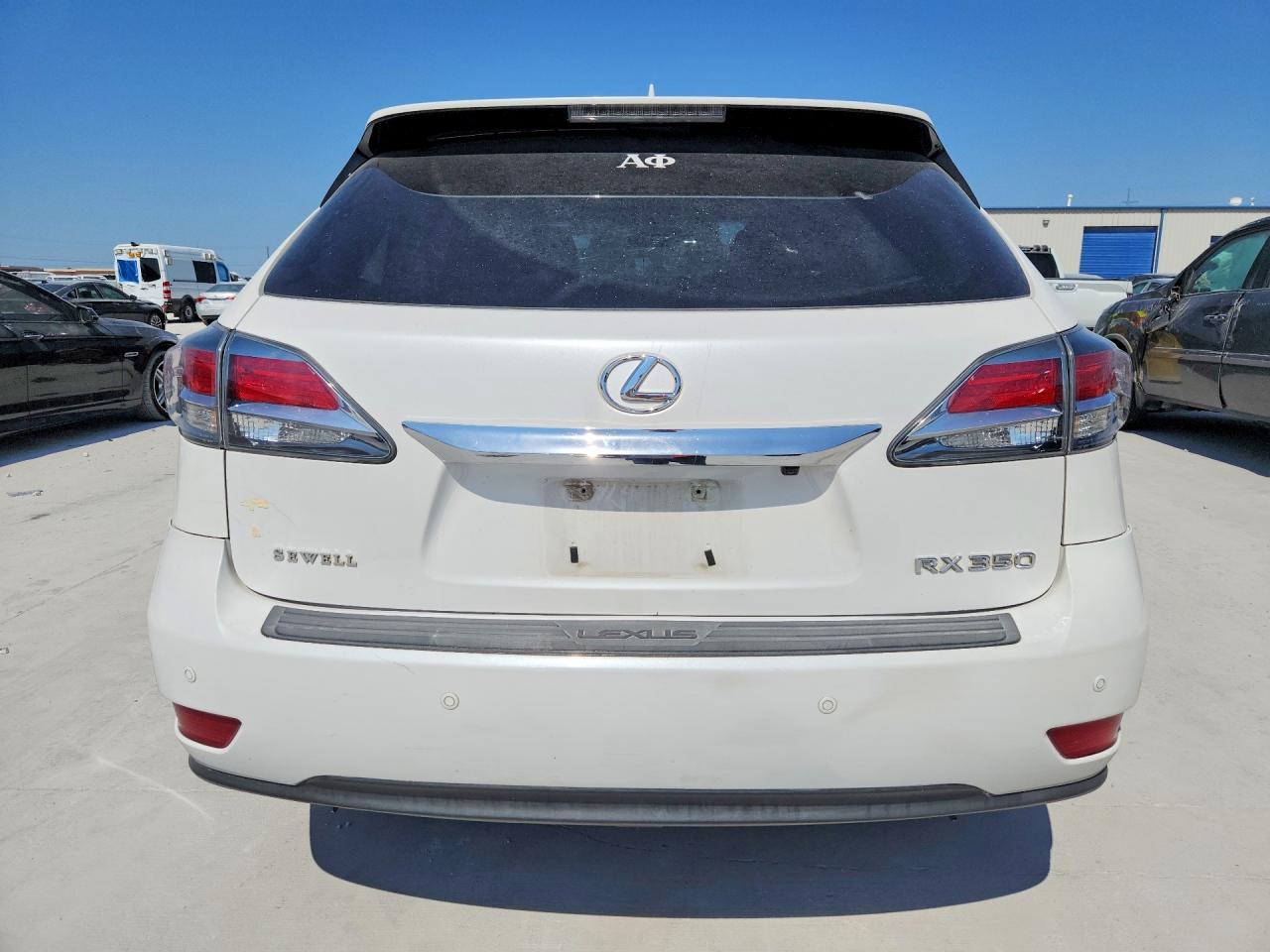 2015 Lexus Rx 350 Base White vin: 2T2ZK1BA3FC180954