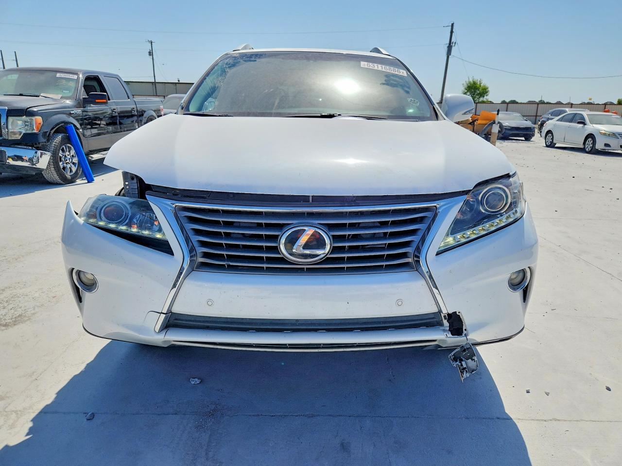 2015 Lexus Rx 350 Base White vin: 2T2ZK1BA3FC180954