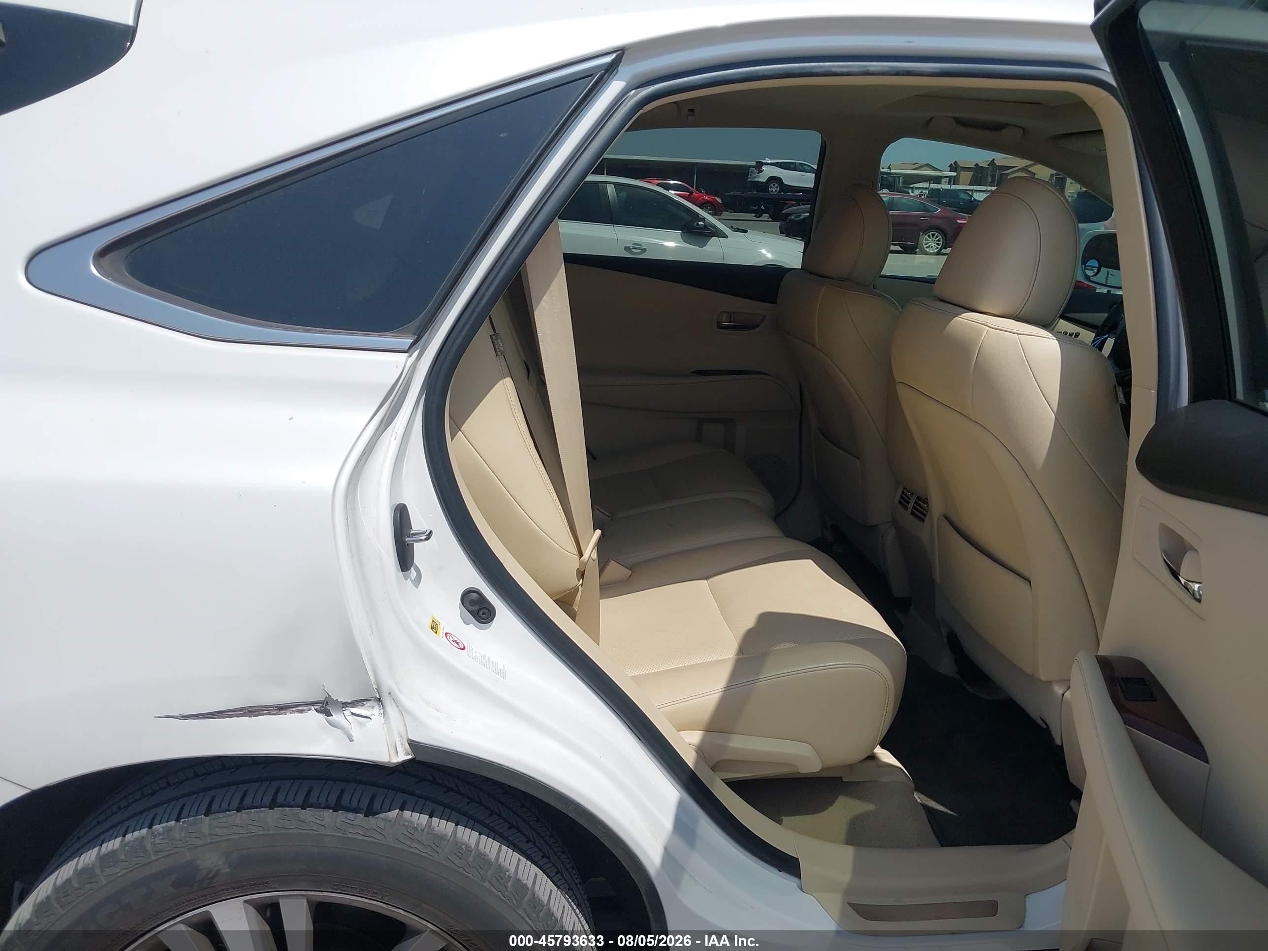 2015 Lexus Rx 350 White vin: 2T2ZK1BA3FC182476