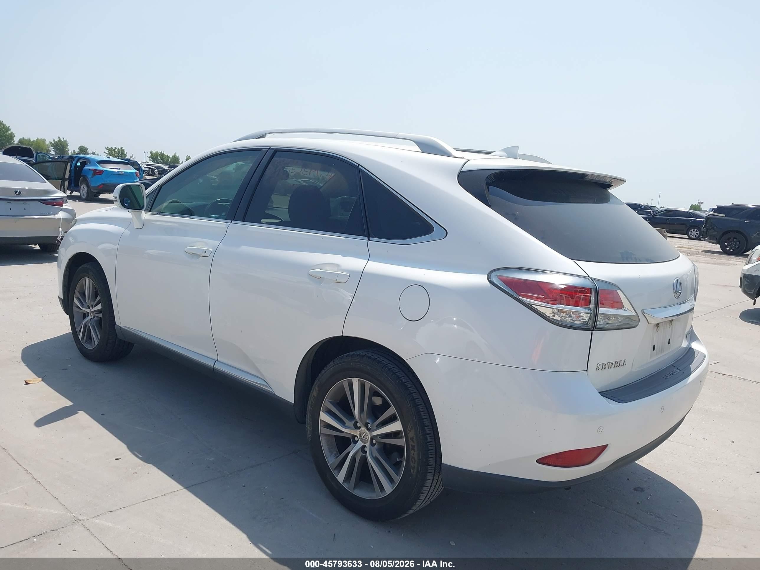2015 Lexus Rx 350 White vin: 2T2ZK1BA3FC182476